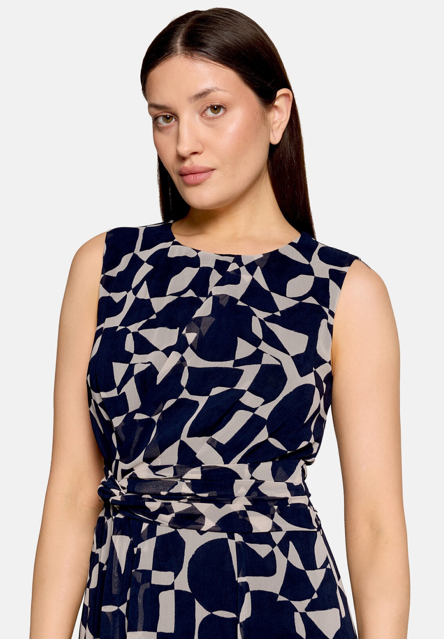 Betty&Co Chiffonkleid »Damen ohne Arm« Ohne Tasche