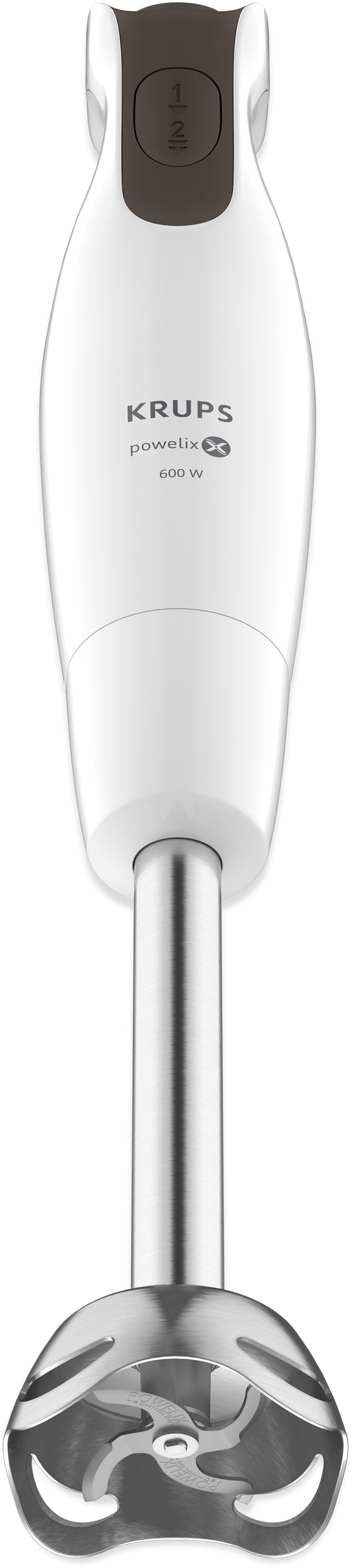 Krups Stabmixer »Perfect Mix 6000«, 600 W, 4 Klingen, Edelstahlmixstab, inkl. Messbecher und Zerkleinerer, HZ5521