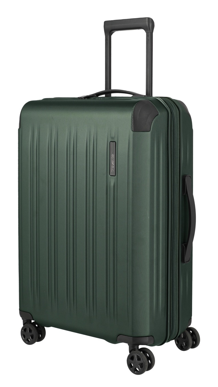 travelite Trolleyset »DYNAMIIC S+/M/L, verschiedene Farben«, (Set, 3 tlg., S+/M/L), Hartschalen-Koffer ABS Volumenerweiterung