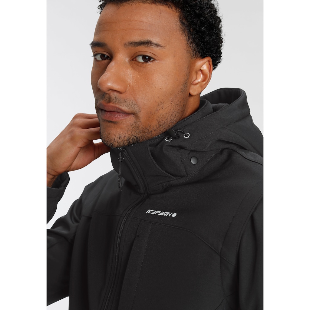 Icepeak Softshelljacke »ICEPEAK BOWERS«, mit Kapuze