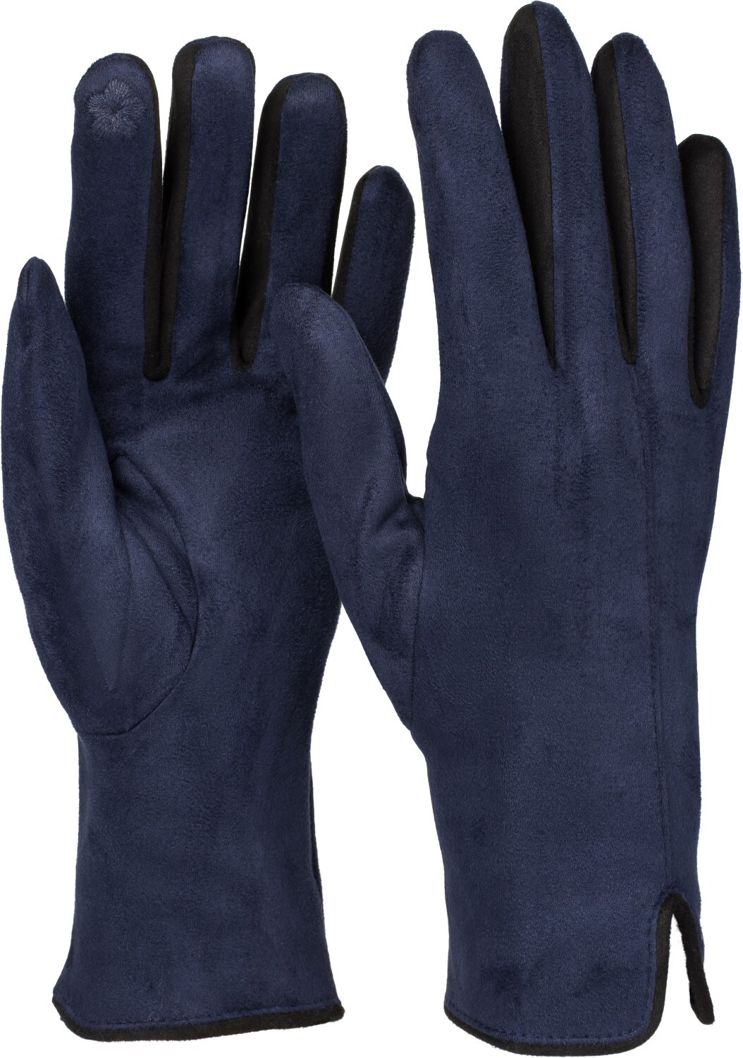 styleBREAKER Fleecehandschuhe "Touchscreen Handschuhe Kontrast" 1 Stk.