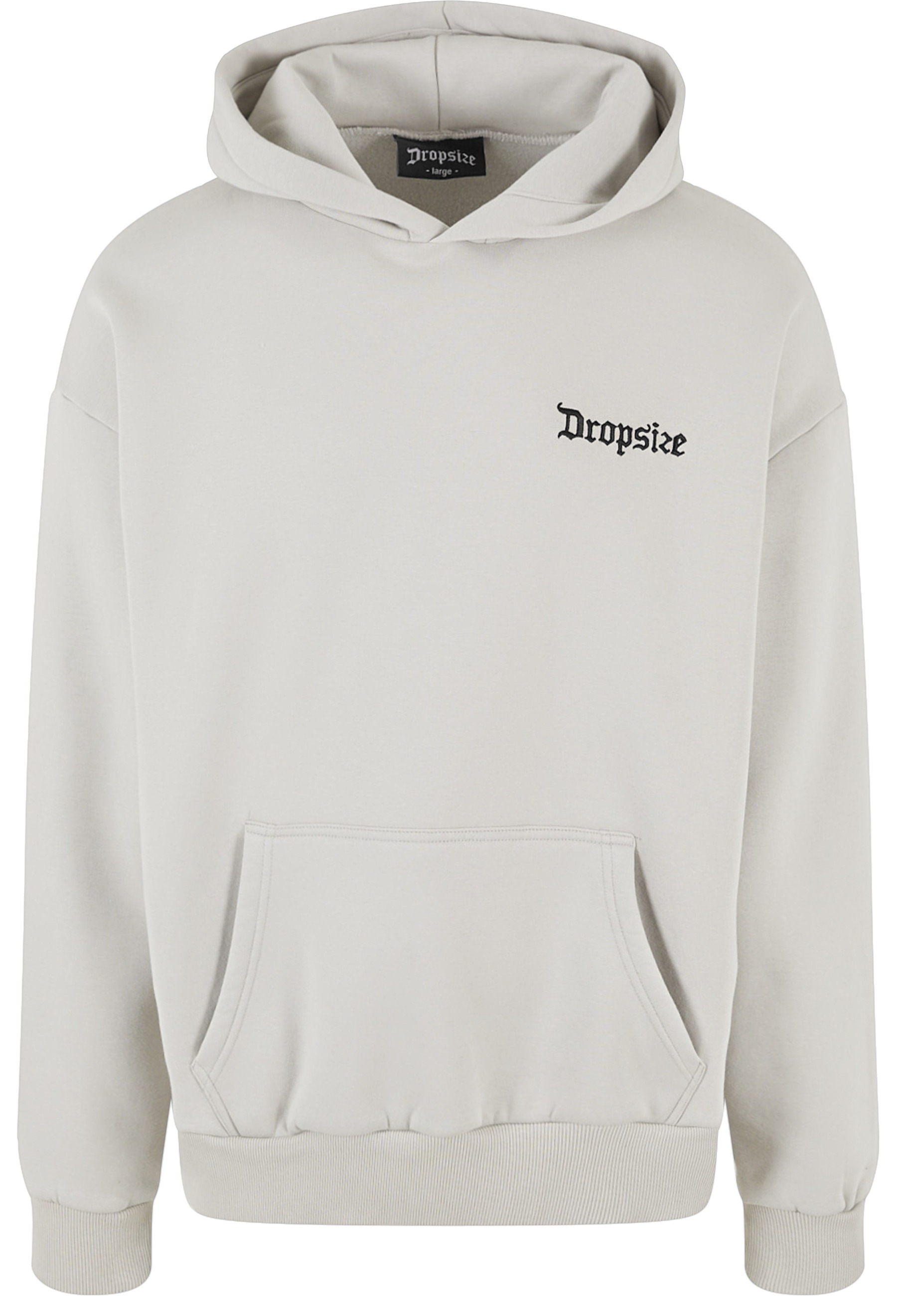Dropsize Kapuzenpullover "Dropsize Herren Heavy Oversize Puffer Logo Backpr günstig online kaufen