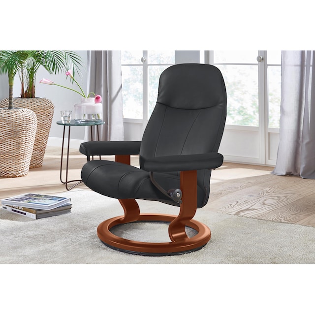 Stressless® Relaxsessel »Garda«, (Set), mit Classic Base, Größe M, Gestell  Braun | BAUR