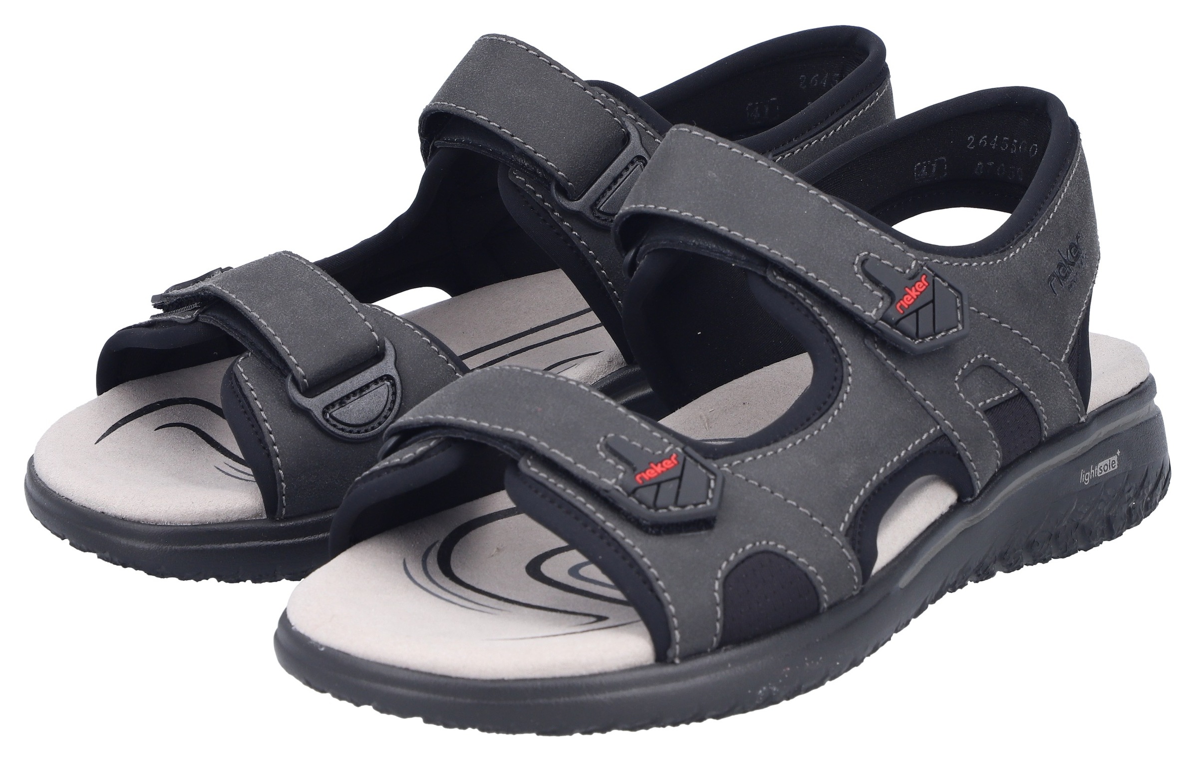Rieker Sandale  Sommerschuh, Klettschuh, Outdoorsandale mit Klettriemchen