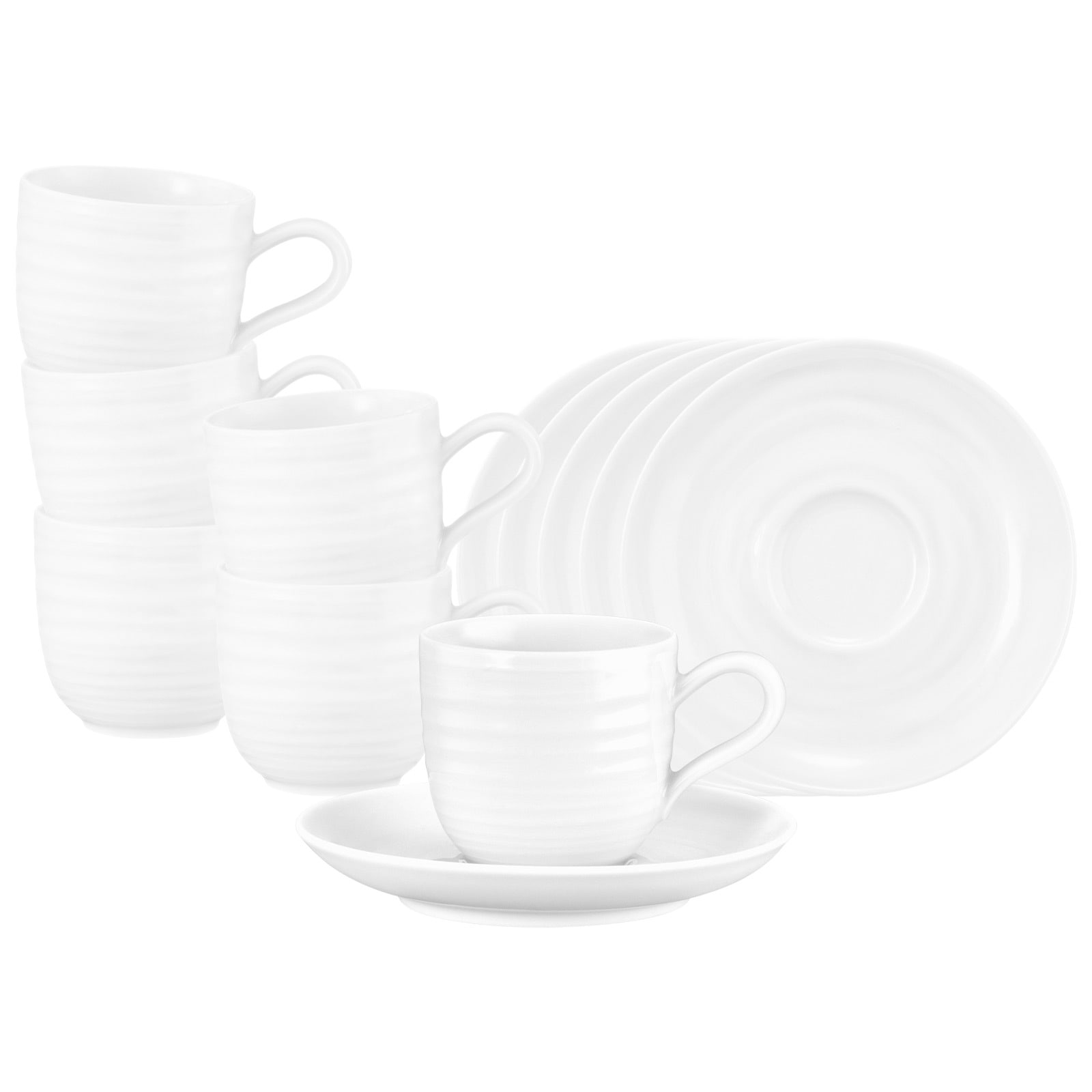 Seltmann Weiden Tasse "Espressotassen mit Untertassen Terra 0,09 l 6er Set" günstig online kaufen