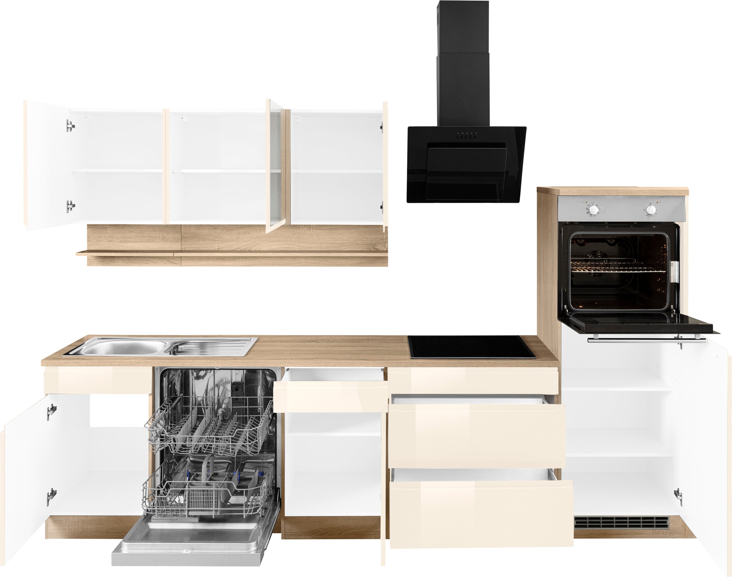 Thumbnail - KOCHSTATION Küchenzeile "KS-Virginia" Breite 300 cm, wahlweise mit E-Geräte