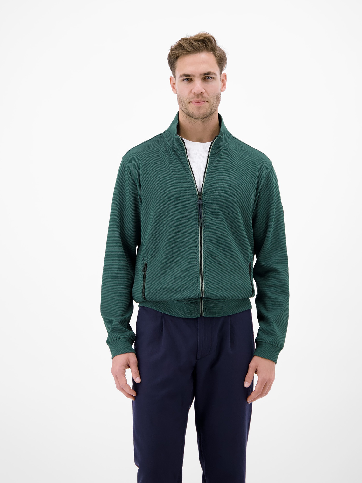 LERROS Men's Sweatjacket Soft Teal M 2