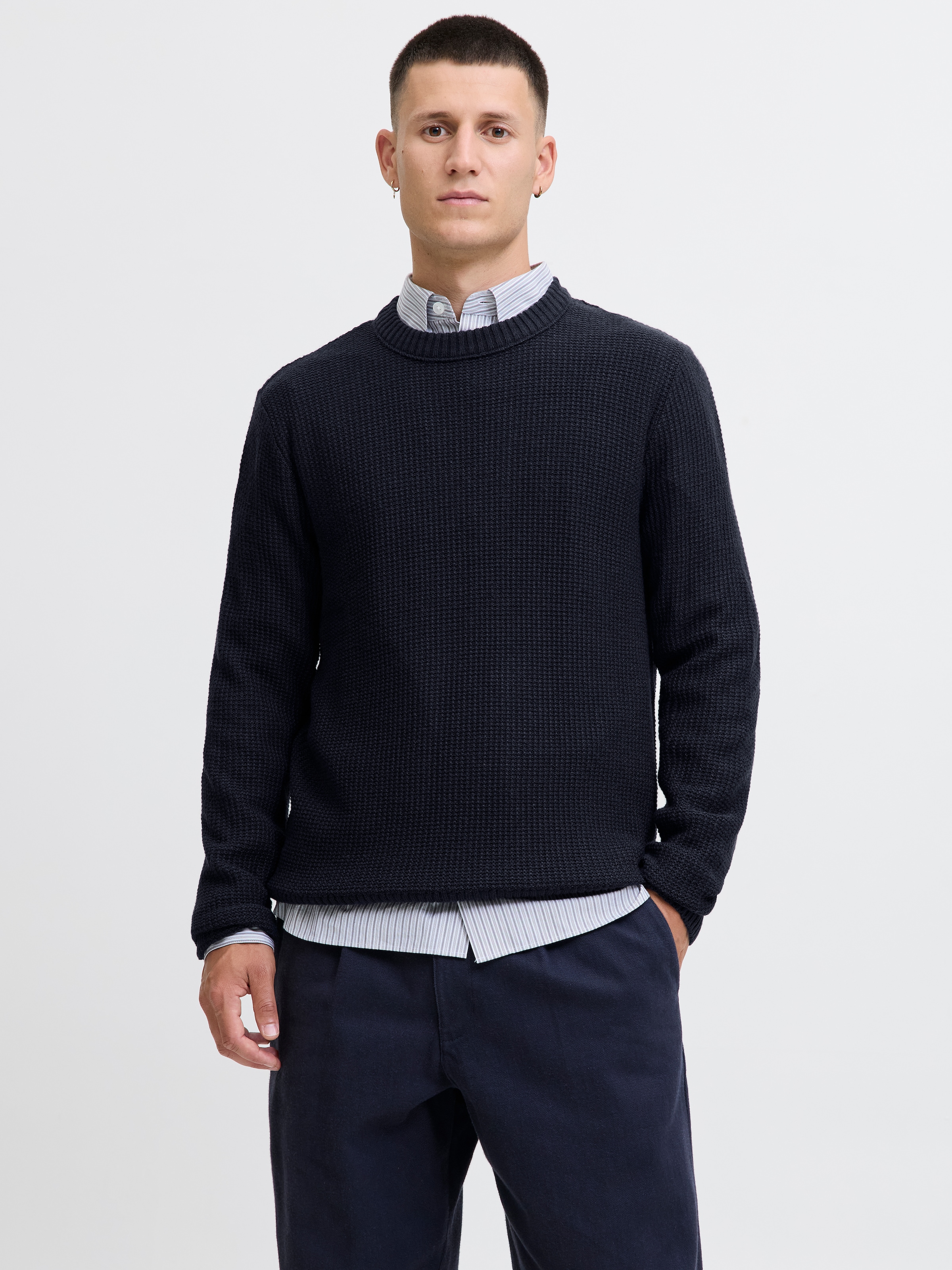 Jack & Jones Strickpullover "JJROY KNIT CREW NECK AW25" günstig online kaufen