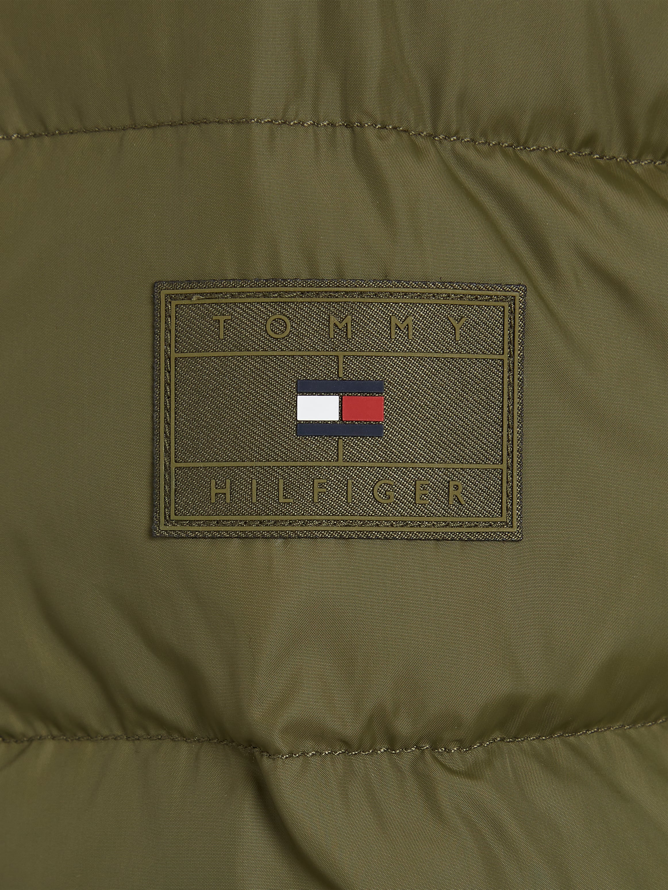 Tommy Hilfiger Steppjacke »ESSENTIAL JACKET«, mit Kapuze, mit Logo-Patch