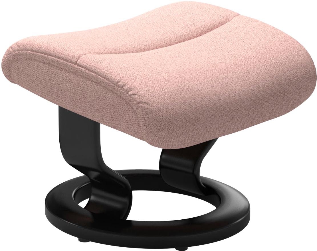 Stressless® Relaxsessel »View«, (Set, Relaxsessel mit Hocker), mit Classic Base, Größe M,Gestell Schwarz