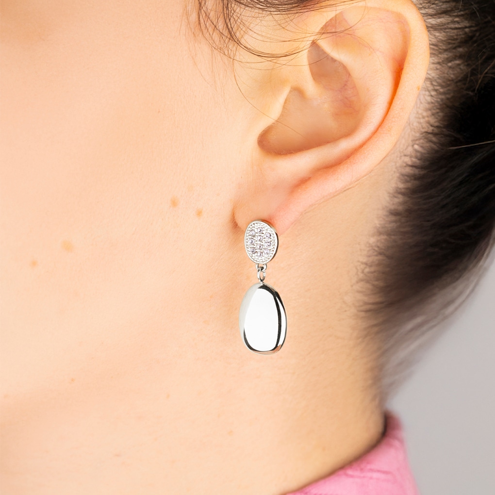 Lotus Paar Ohrstecker »Urban Woman« mit Glasstein