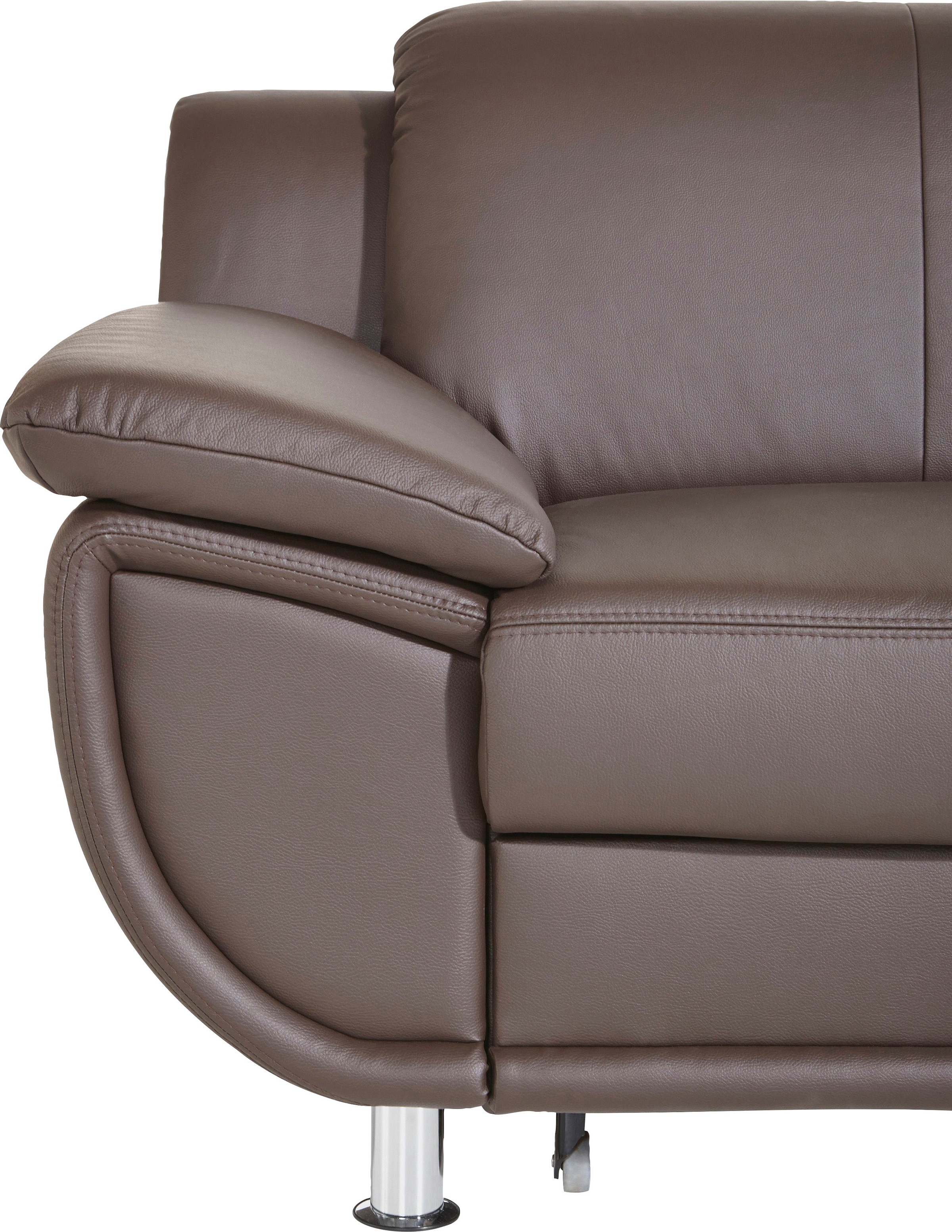 TRENDMANUFAKTUR Ecksofa »Rondo, zeitlos und elegant, OTTOs Choice, bequem, L-Form«, wahlweise mit Federkern, wahlweise mit Bettfunktion
