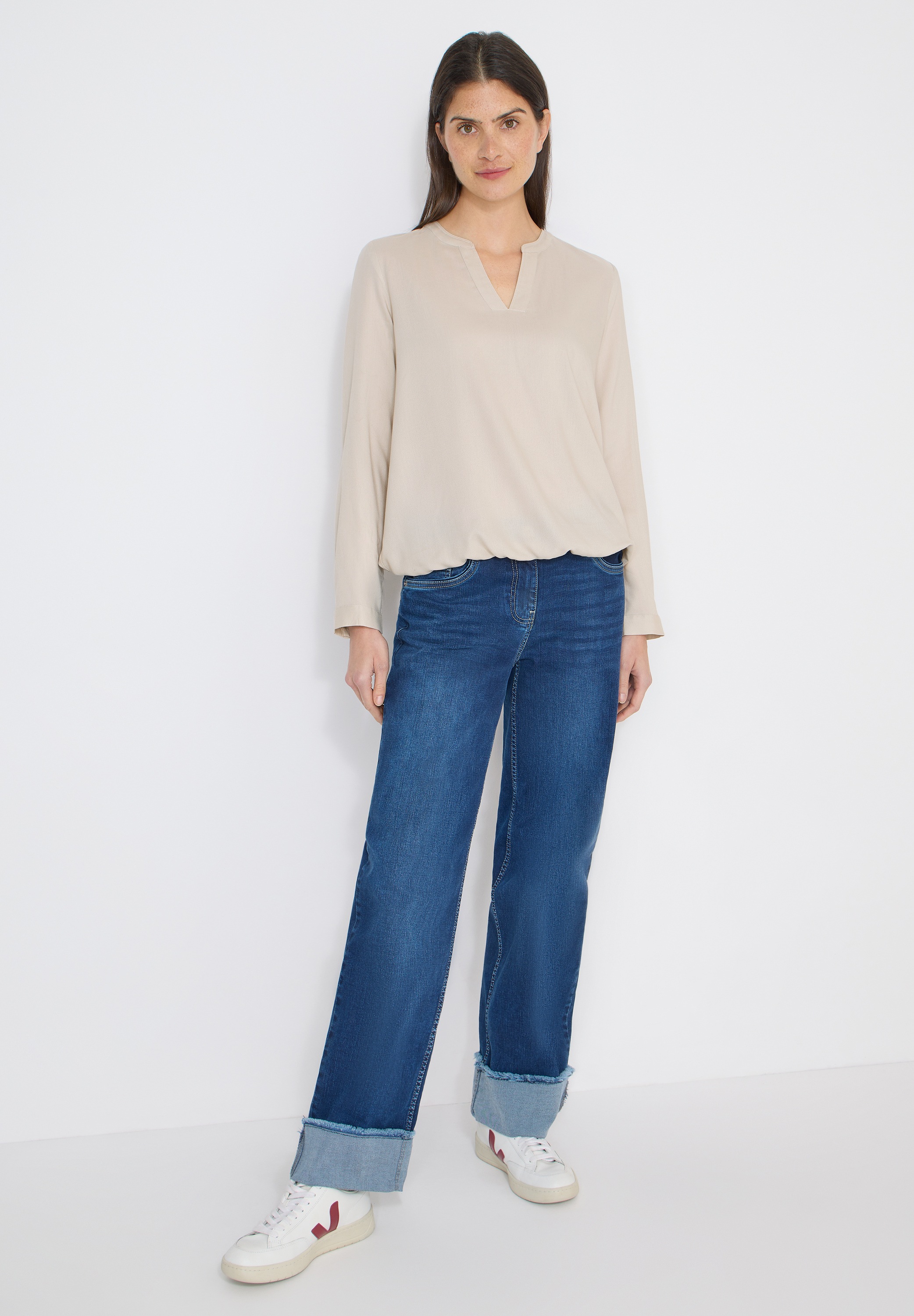 Thumbnail - Cecil Langarmbluse in Blusen-Optik