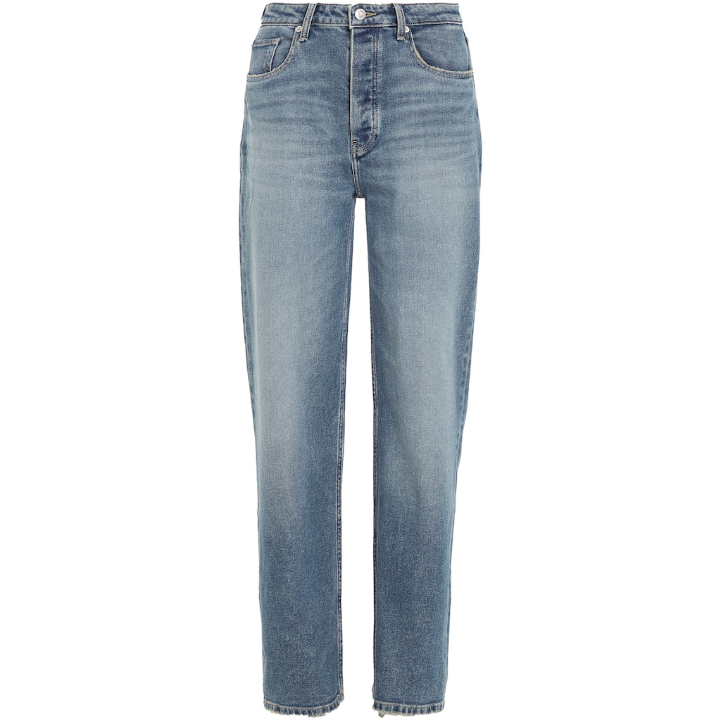 Tommy Hilfiger Straight-Jeans »RELAXED STRAIGHT HW LIV«, mit Tommy Hilfiger Logo-Badge