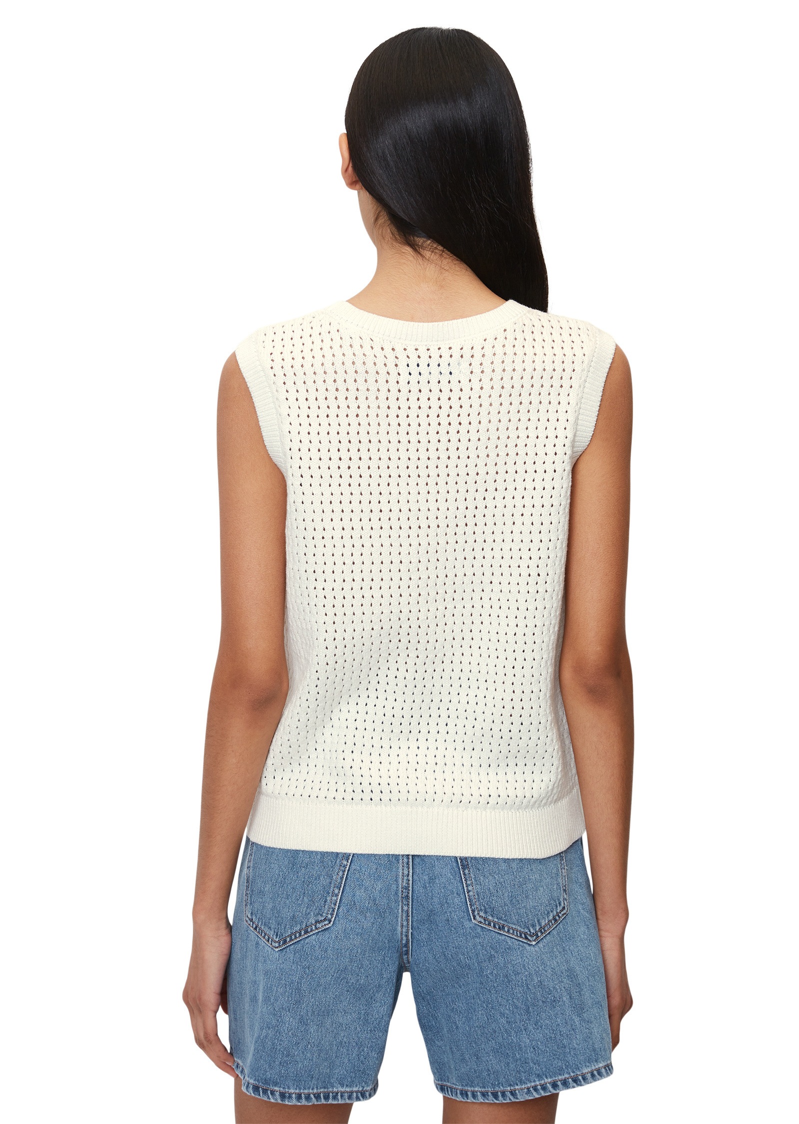 Marc O'Polo DENIM Rundhalspullover »aus Organic Cotton-Garn«
