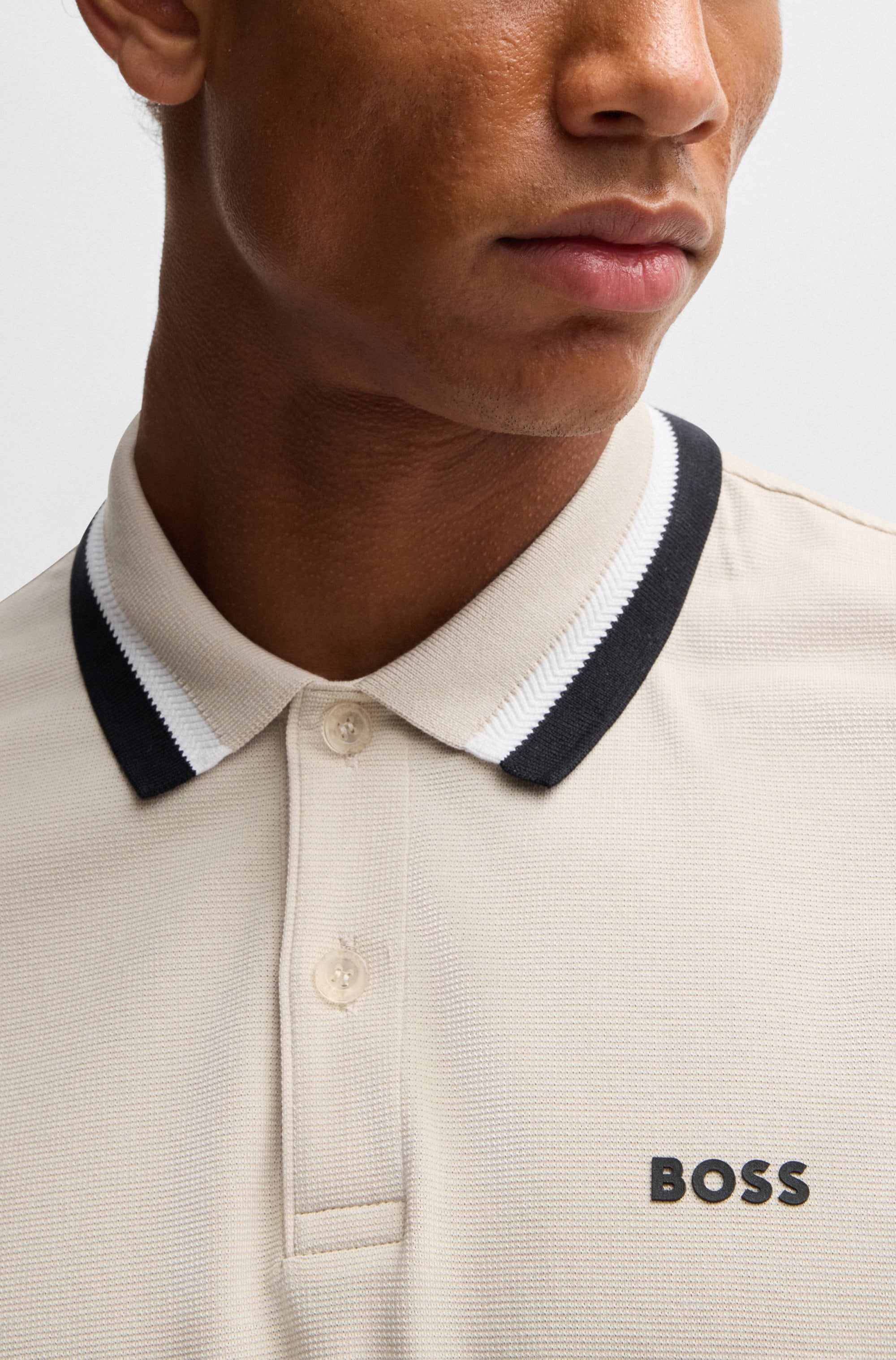 BOSS GREEN Poloshirt »Paddy AP Herit«, mit kontrastfarbenen Details