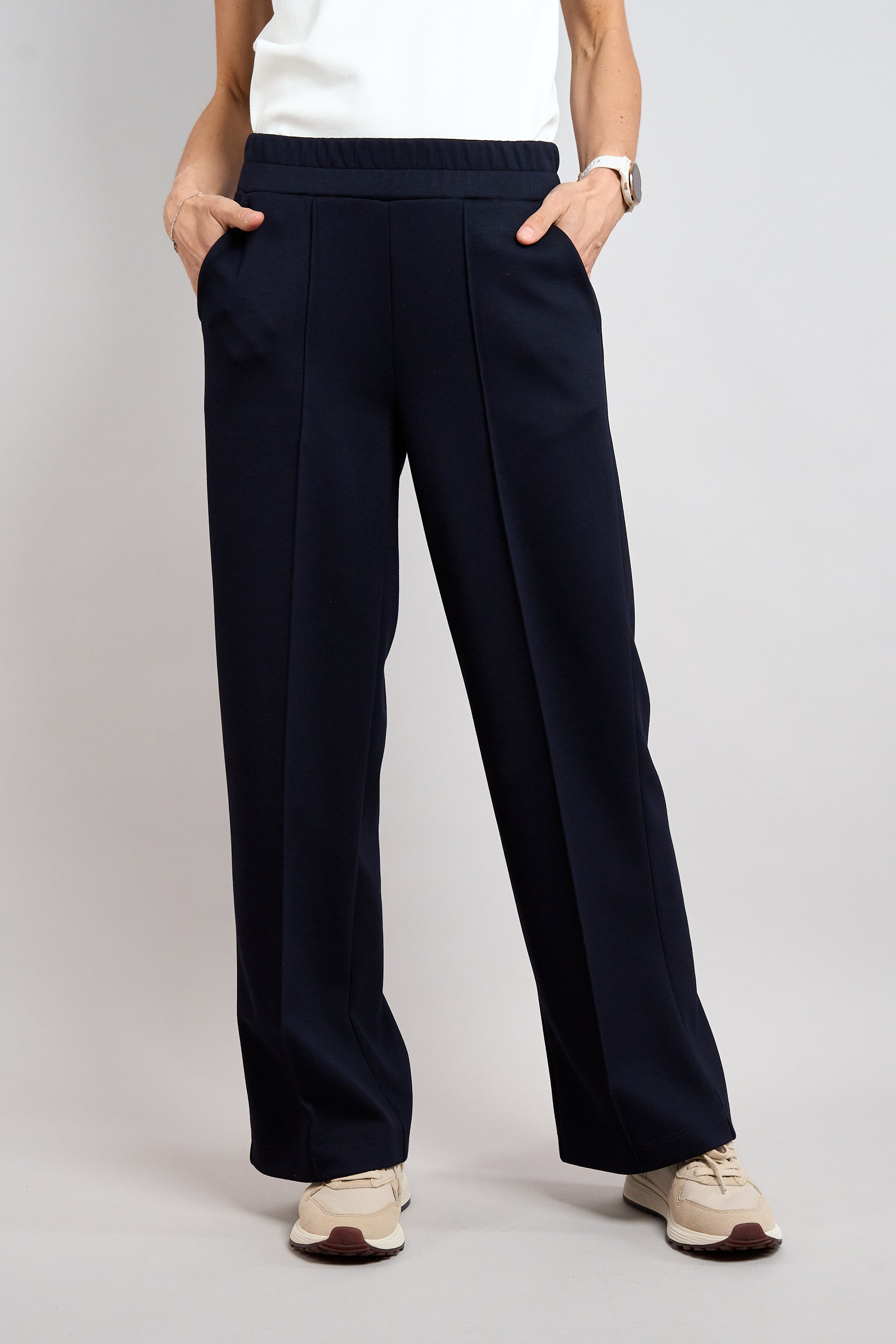 Seidel Moden Stoffhose  mit elatstischem Bund - MADE IN GERMANY