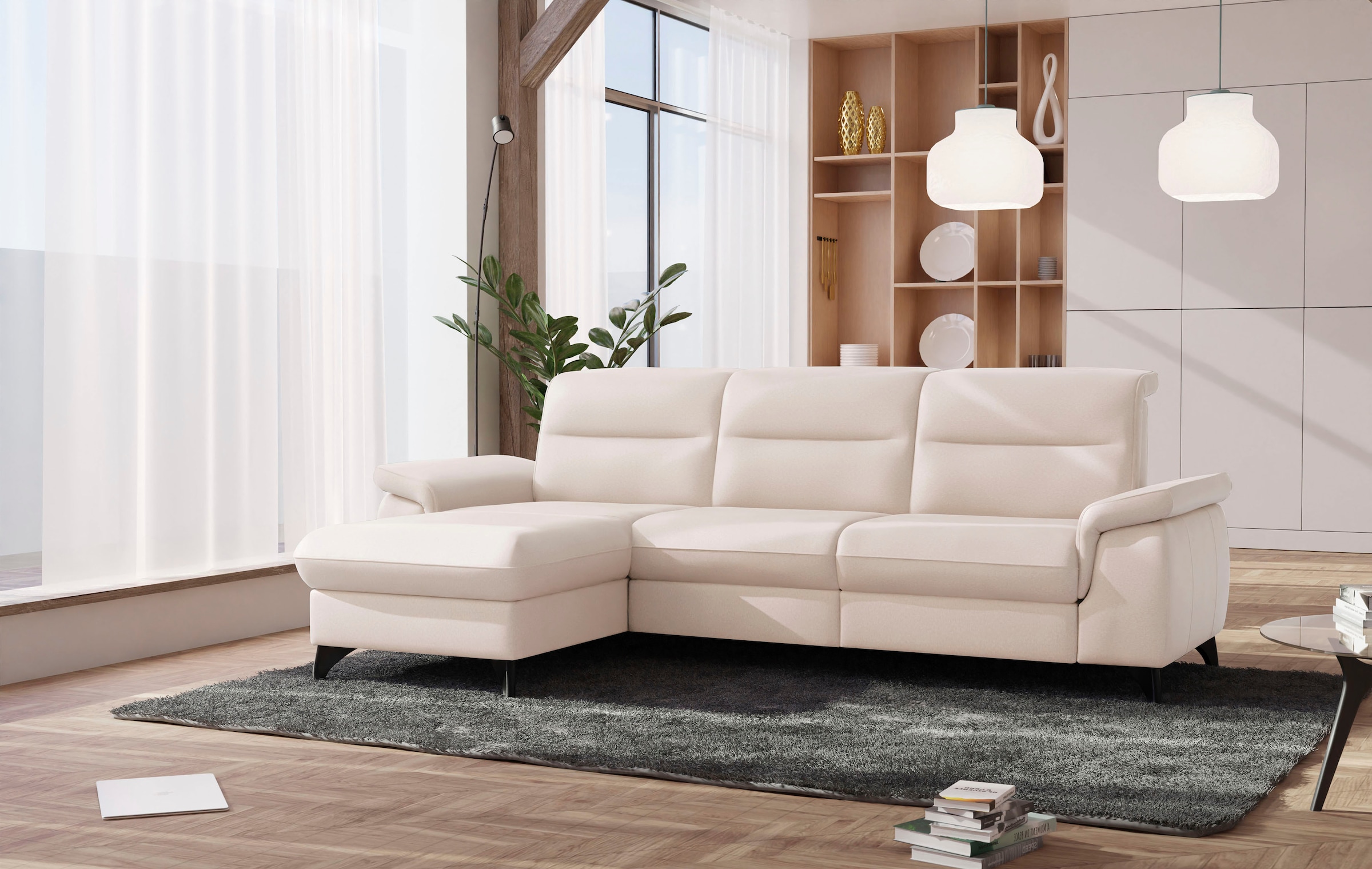 sit&more Ecksofa "Astoria L-Form" wahlweise mit motorischer Relaxfunktion günstig online kaufen