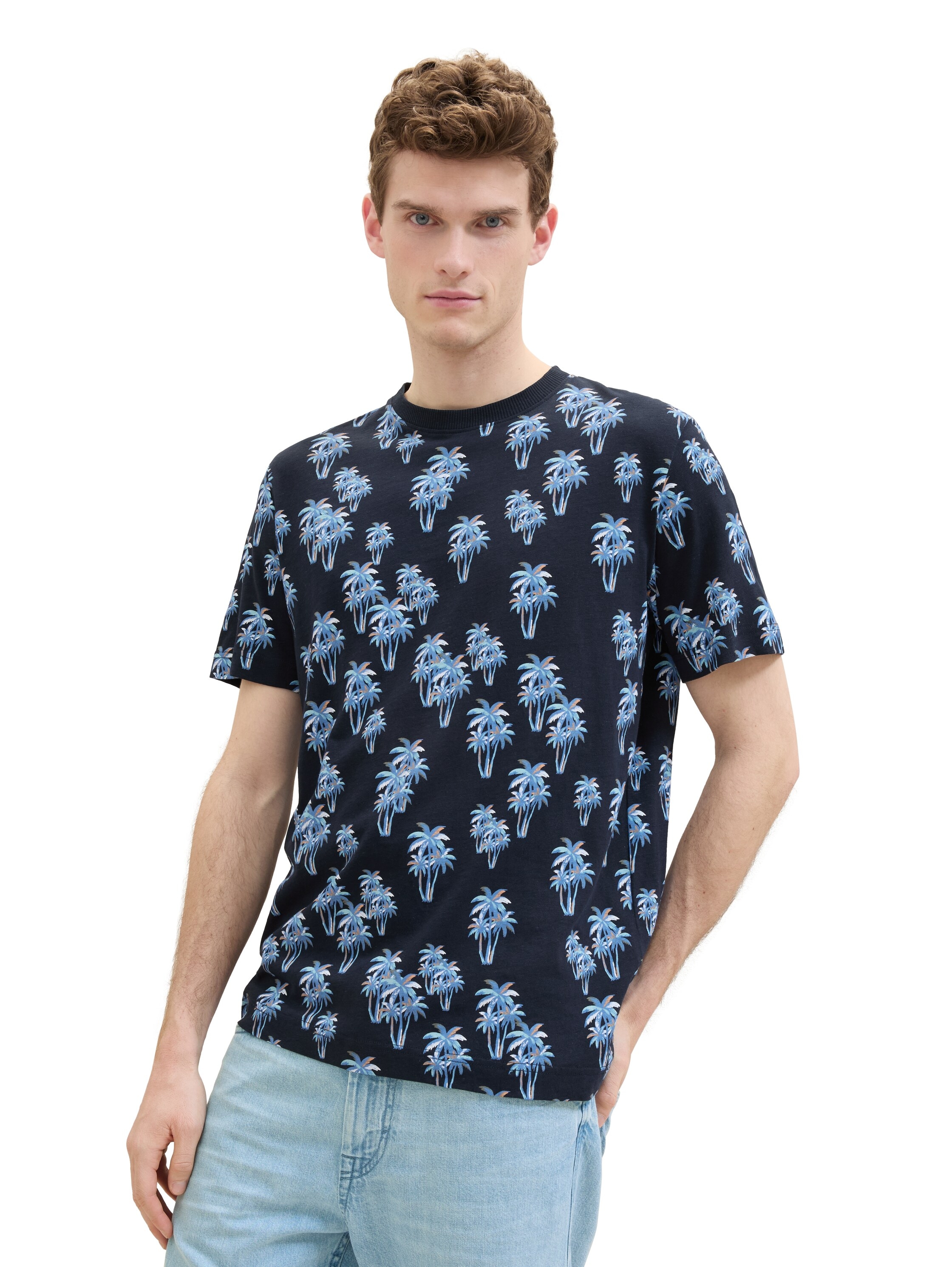 TOM TAILOR Print-Shirt, mit All-Over Print