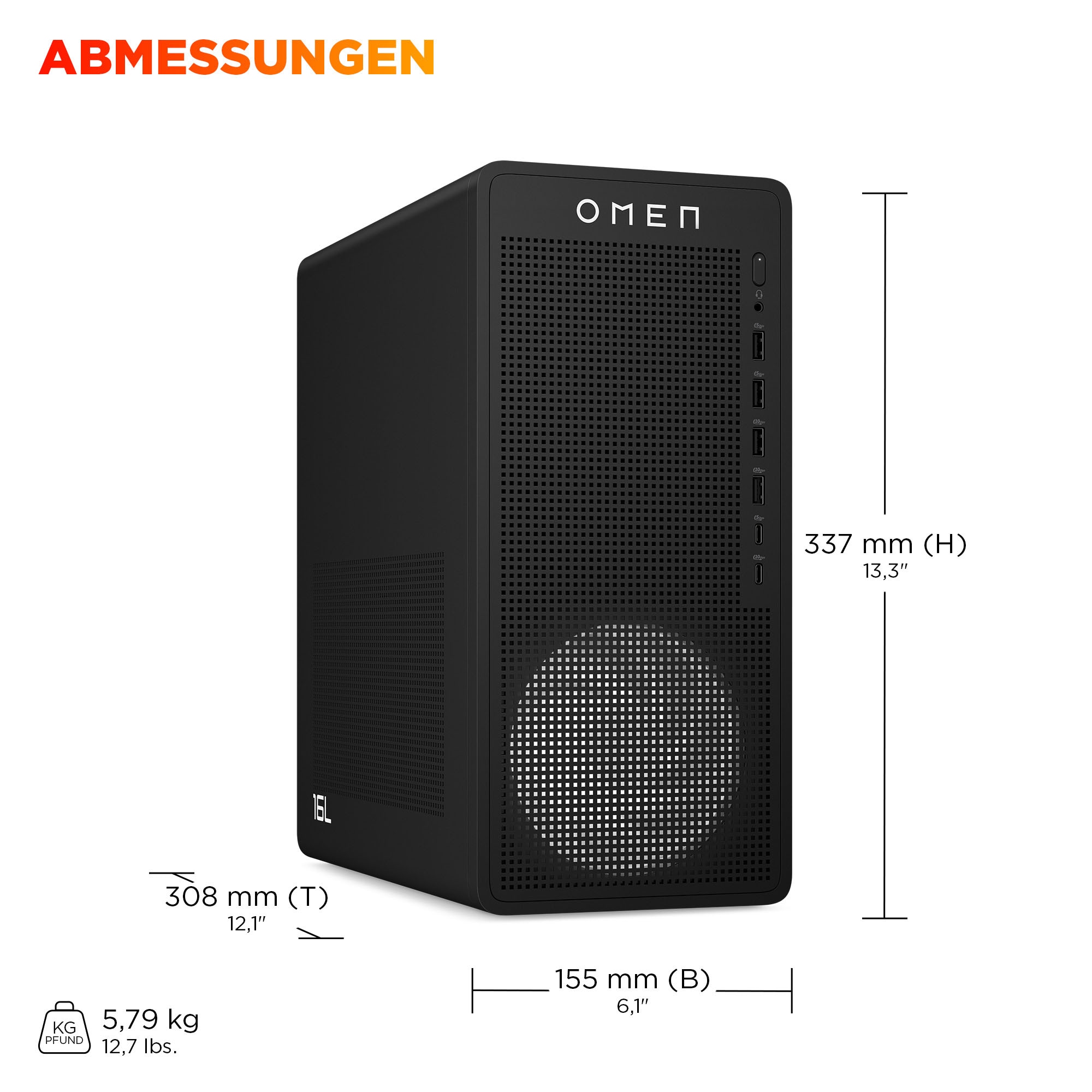 HP Gaming-PC »OMEN 16L TG03-0286ng«