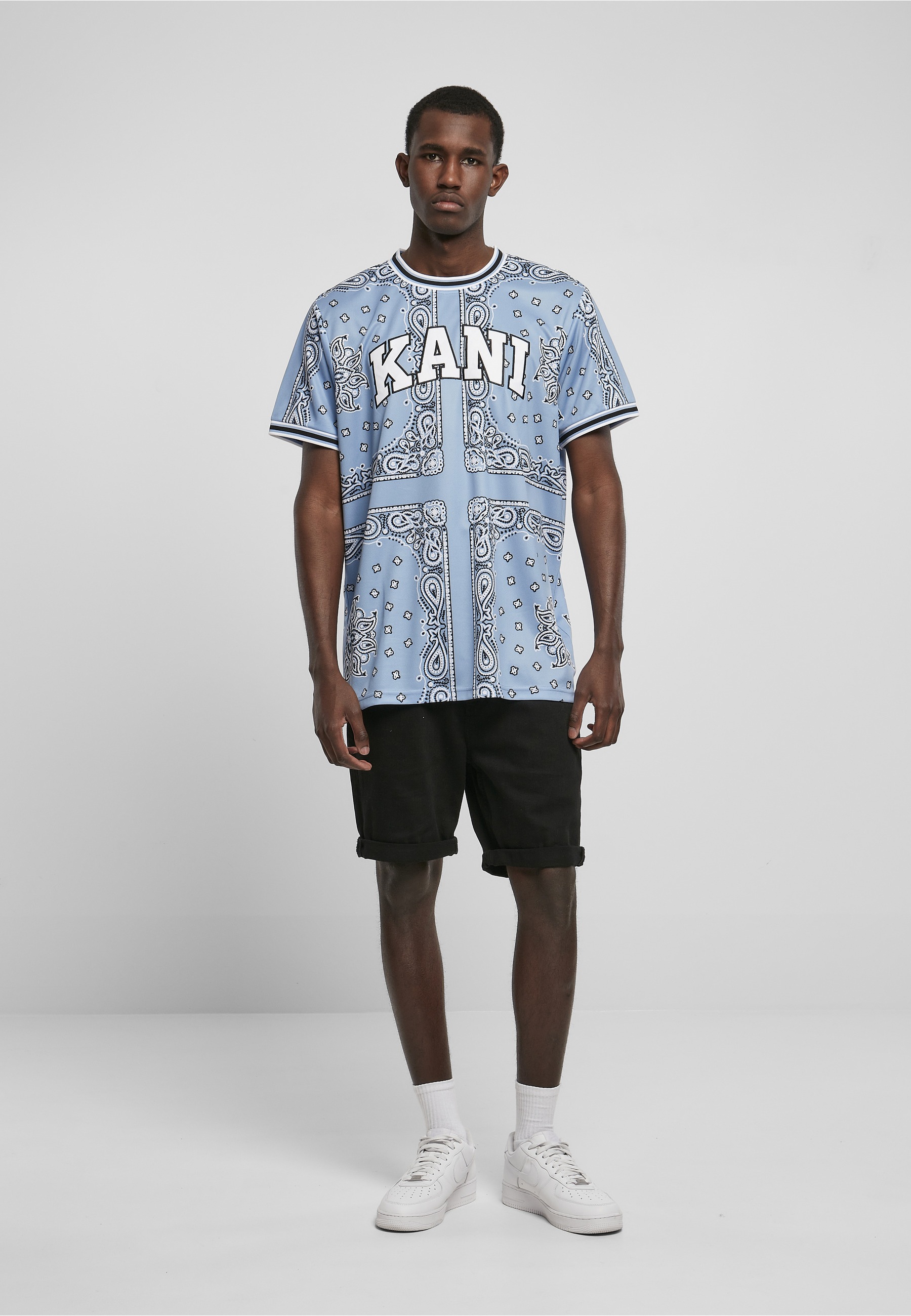 Karl Kani T-Shirt »Karl Kani Men KM222-013-1 Serif Paisley Mesh Tee« 1 Stk.