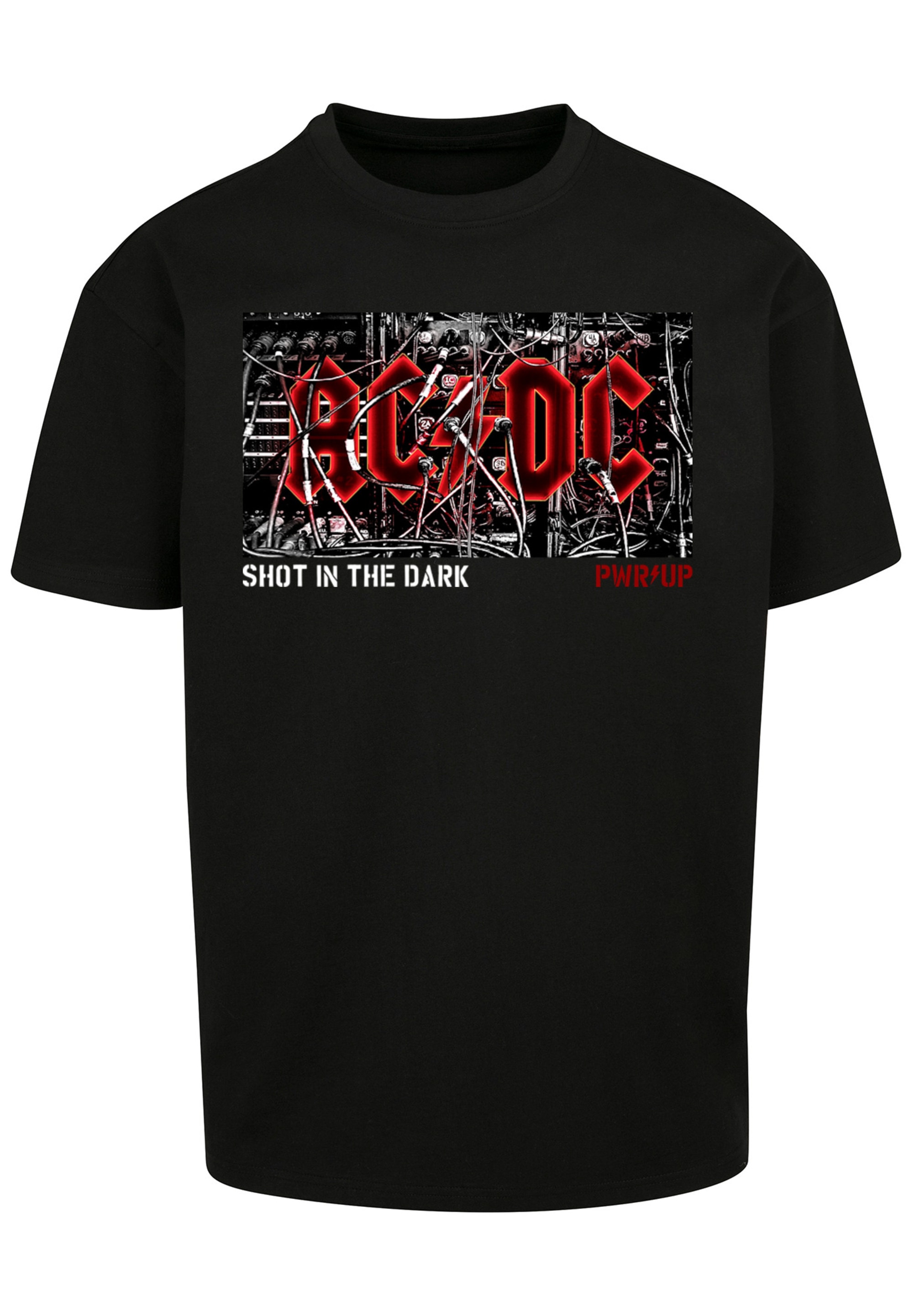 F4NT4STIC T-Shirt »ACDC Rock Band Shirt PWRUP Cable Logo«, Print