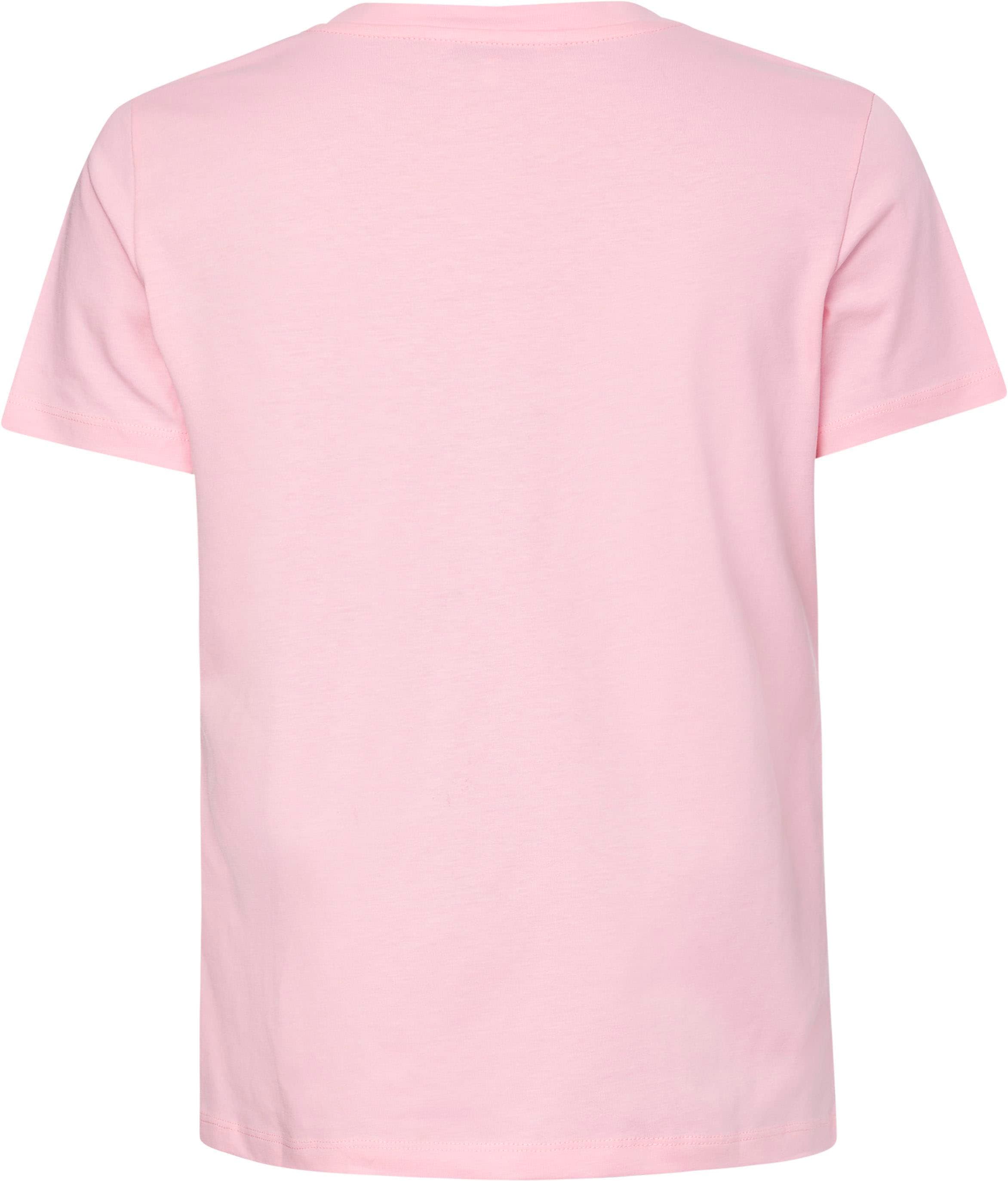 T-Shirt Tommy Hilfiger BAUR Tommy HILFIGER Markenlabel »REG Hilfiger C-NK mit online | bestellen TONAL SS«,