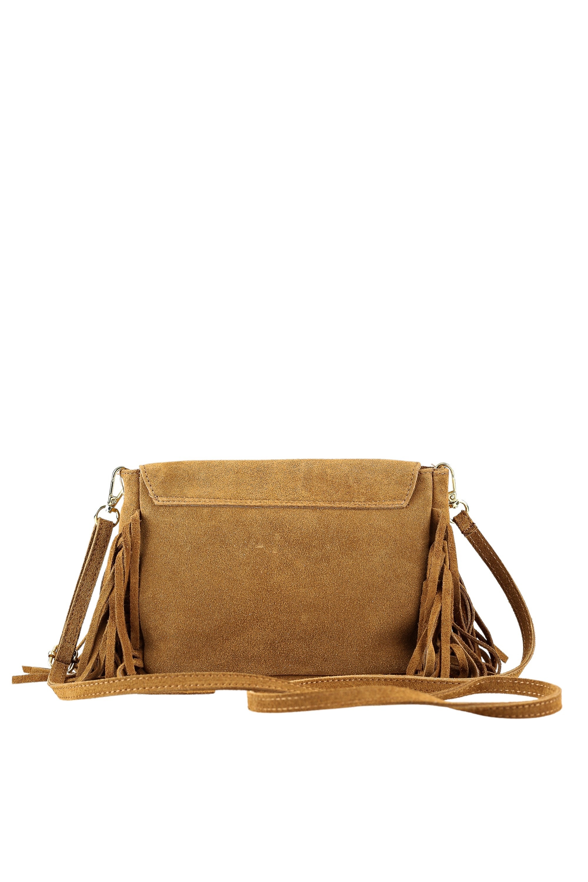 Umhängetasche "Wild West", Damen, Gr. B/H/T: 22cm x 15cm x 6cm onesize, braun, Leder, COLLEZIONE ALESSANDRO, Taschen Umhängetasche, aus echtem Wildleder 3