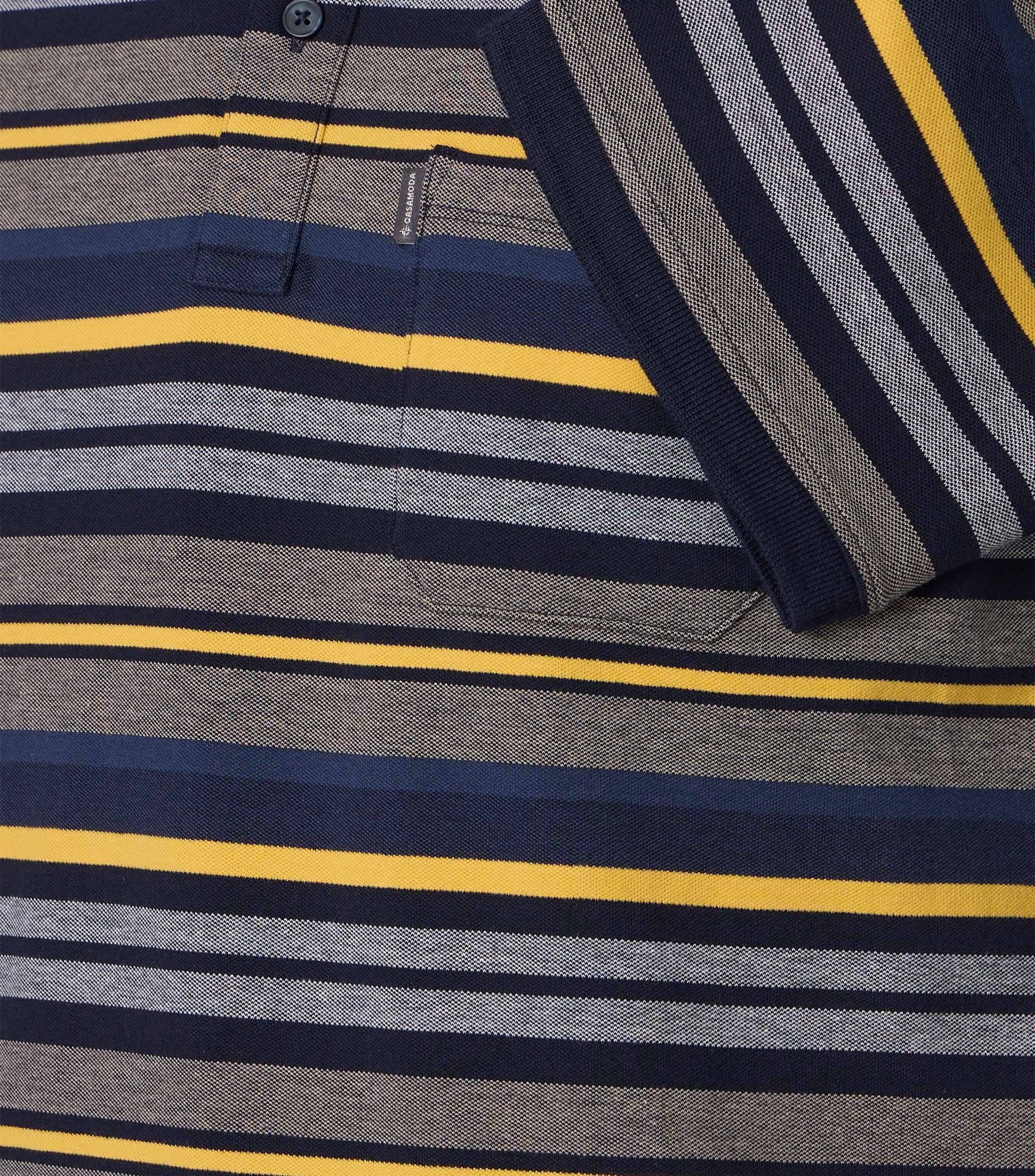 CASAMODA Poloshirt »CASAMODA Polo-Shirt gestreift«