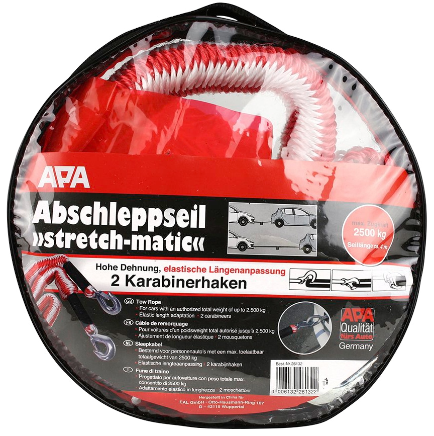 APA Abschleppseil max. BAUR | 4 2500 kg, m »Stretch-matic«