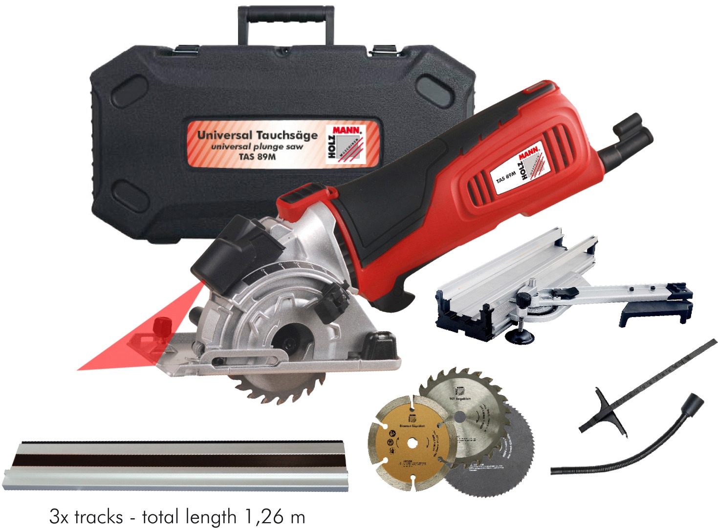 Holzmann Handkreissäge »TAS 89M«, Universal Tauchkreissäge, 230 V, 89 mm  bestellen | BAUR