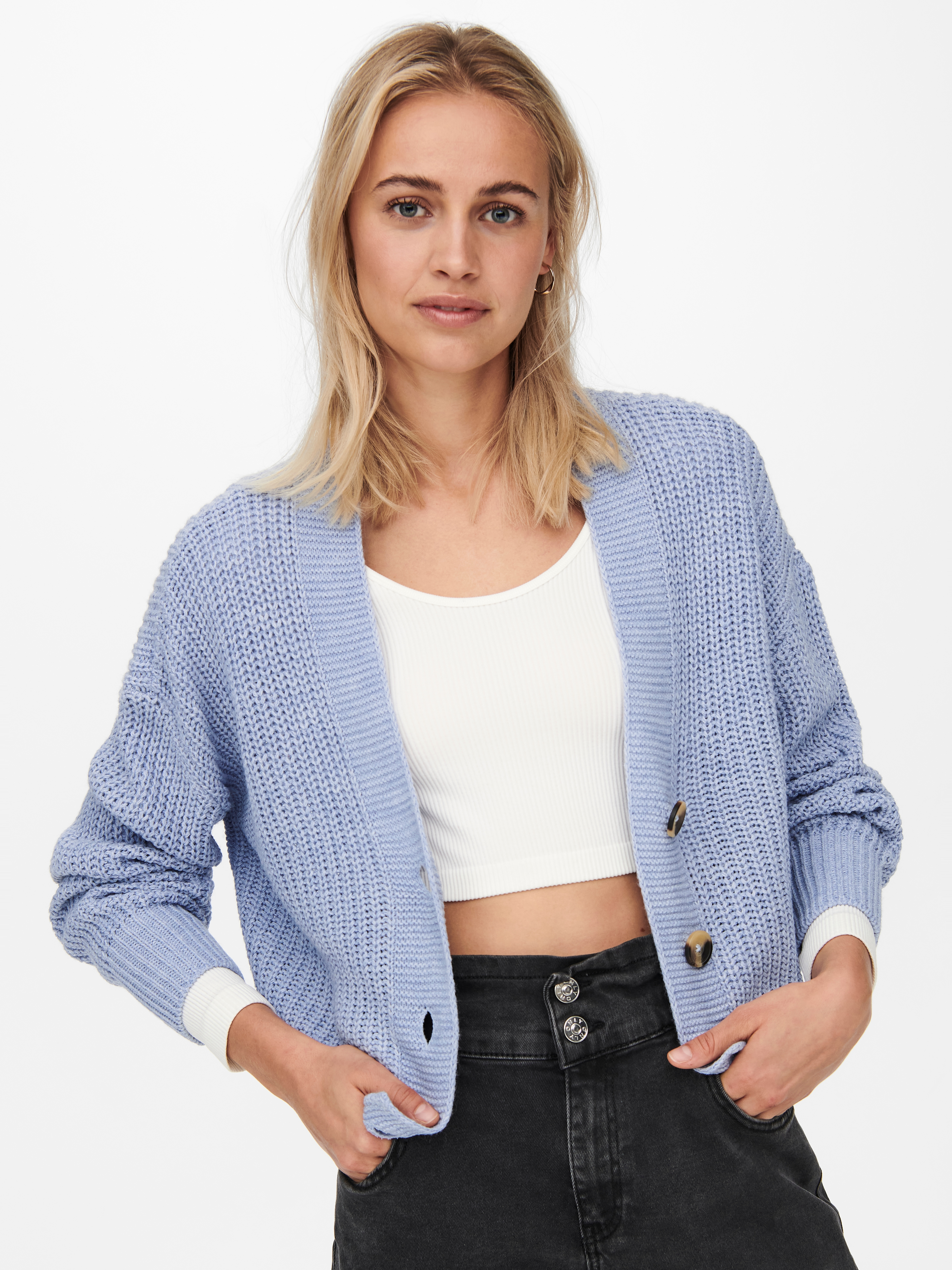 ONLY "ONLCAROL NICE L/S CARDIGAN KNT NOOS" Kunstfaser, regular fit