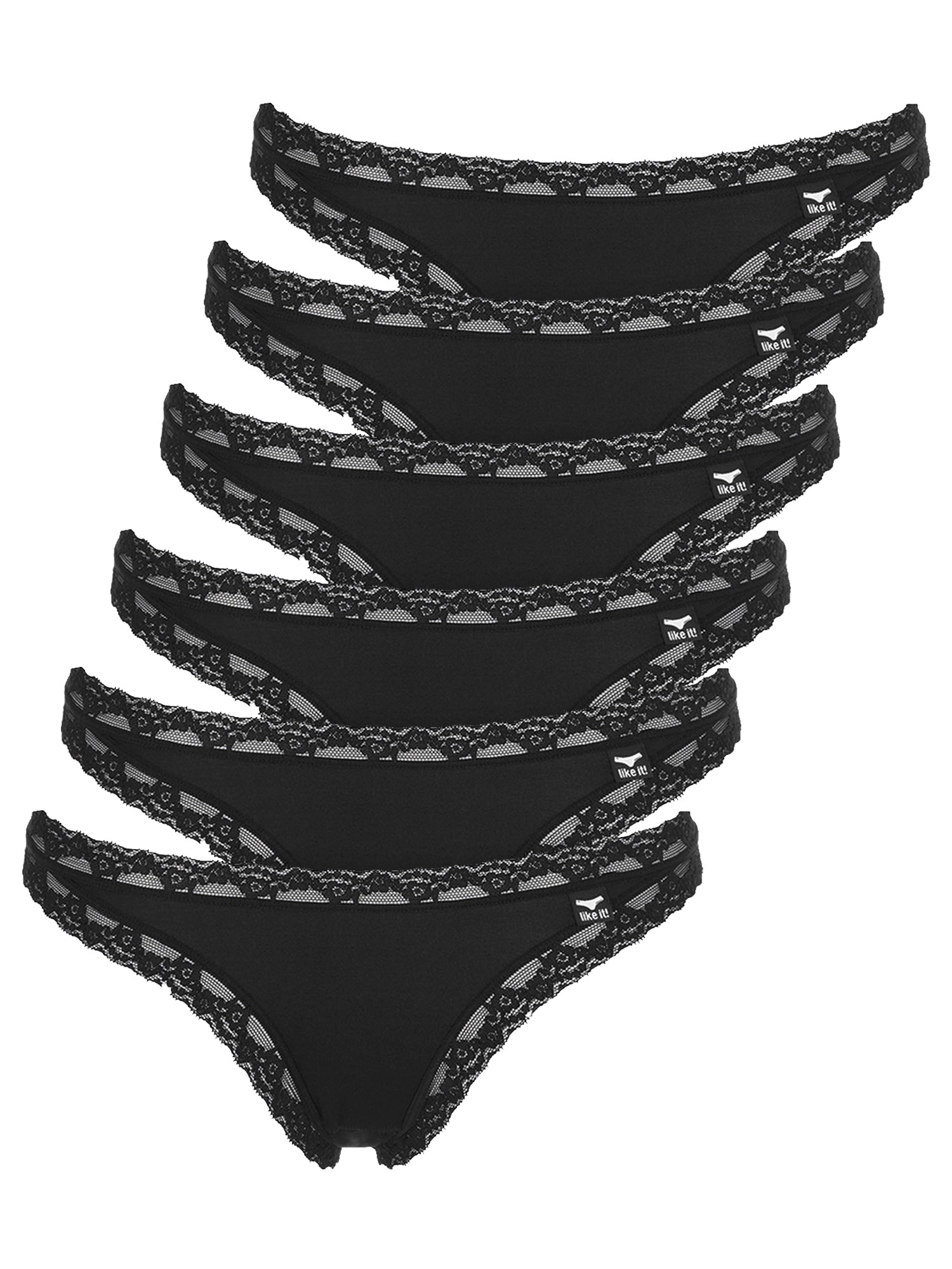 like it String "6er Pack Damen String Olivia"