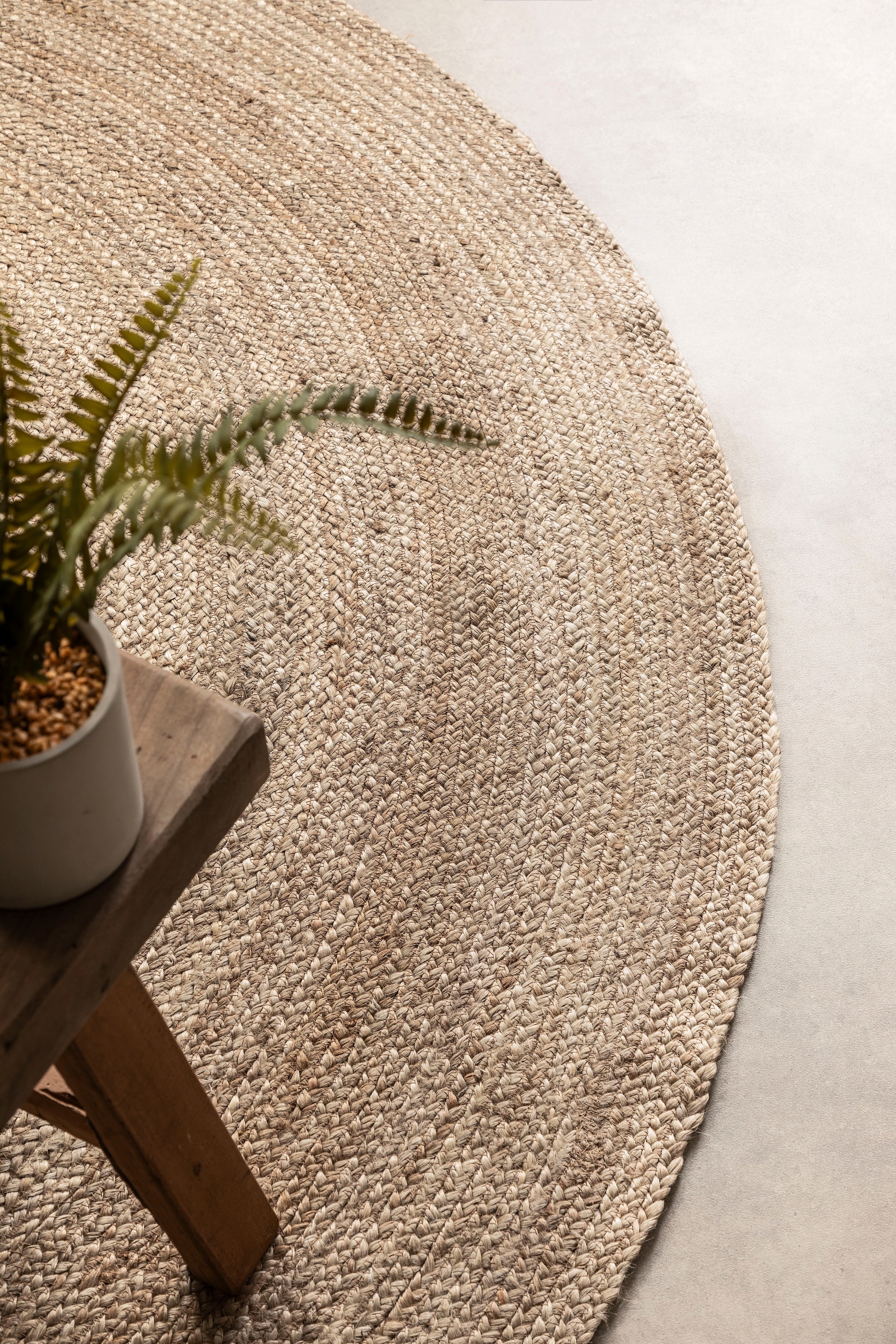 HANSE Home Teppich »Rangpur Juteteppich« rund 10 mm Höhe Handgewebt, 100% Jute , Natur, Wohnzimmer, Flur, Boho, Skandi