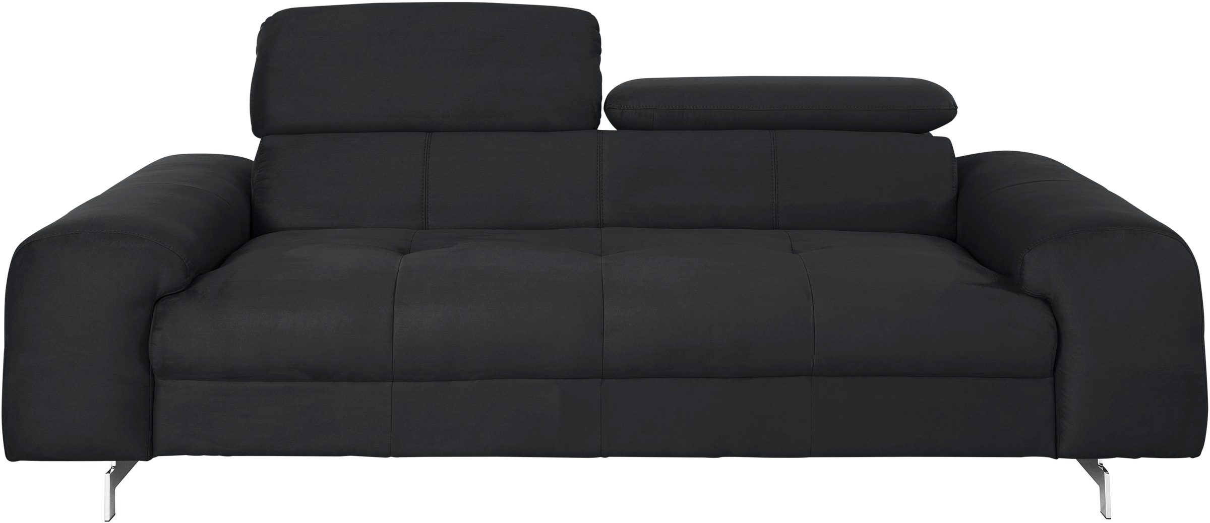 COTTA 3-Sitzer "Chef", Big-Sofa mit Kopfteilverstellung, edle Metallkufen günstig online kaufen