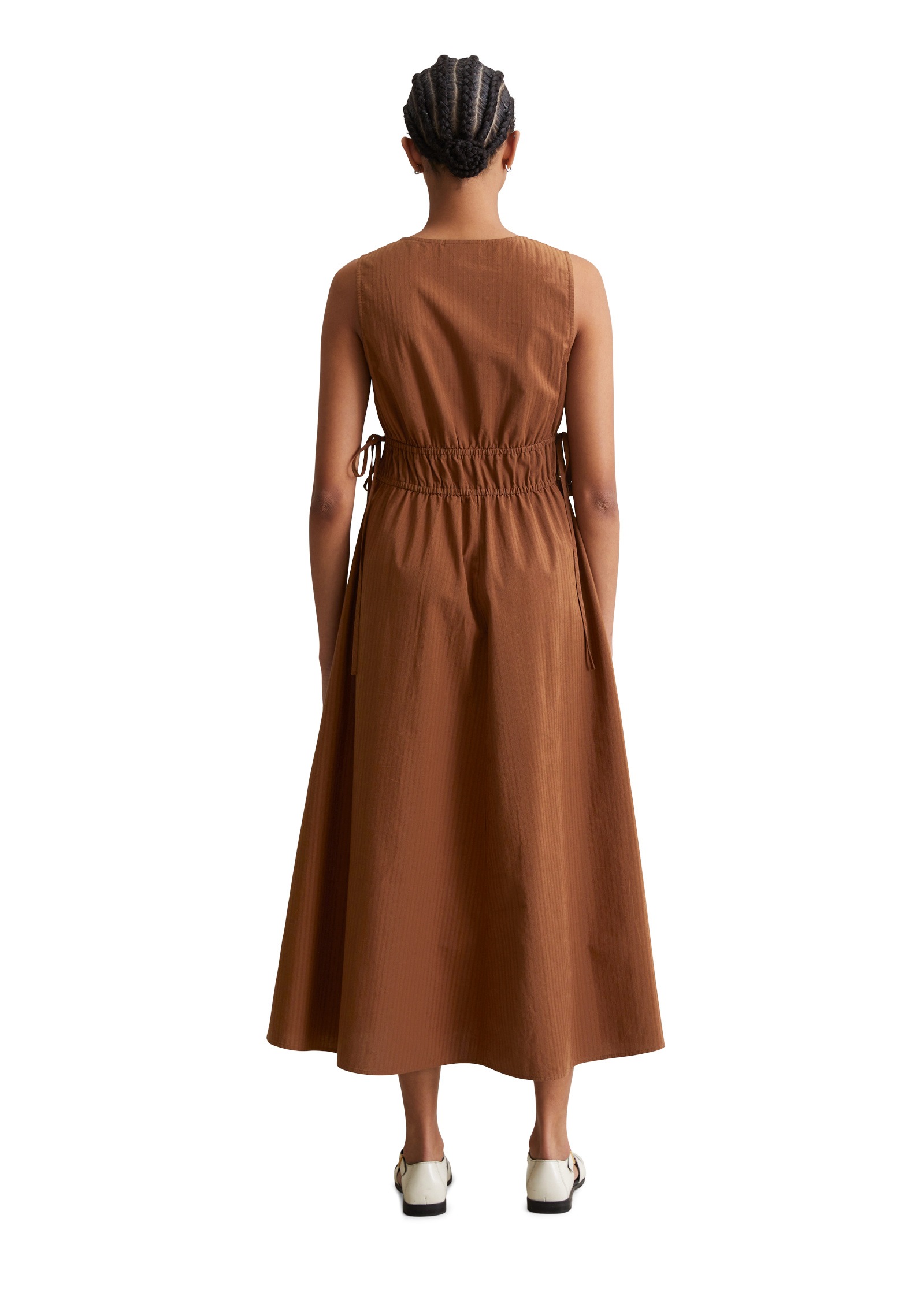 Thumbnail - Marc OPolo DENIM Midikleid "mit Ton-in-Ton-Streifenmuster"