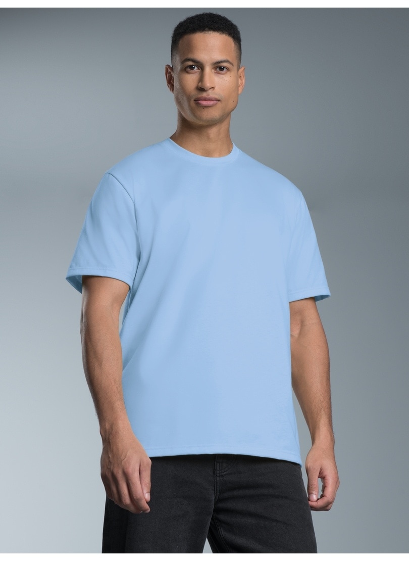 Trigema T-Shirt "TRIGEMA T-Shirt aus 100% Baumwolle" 1 Stk.