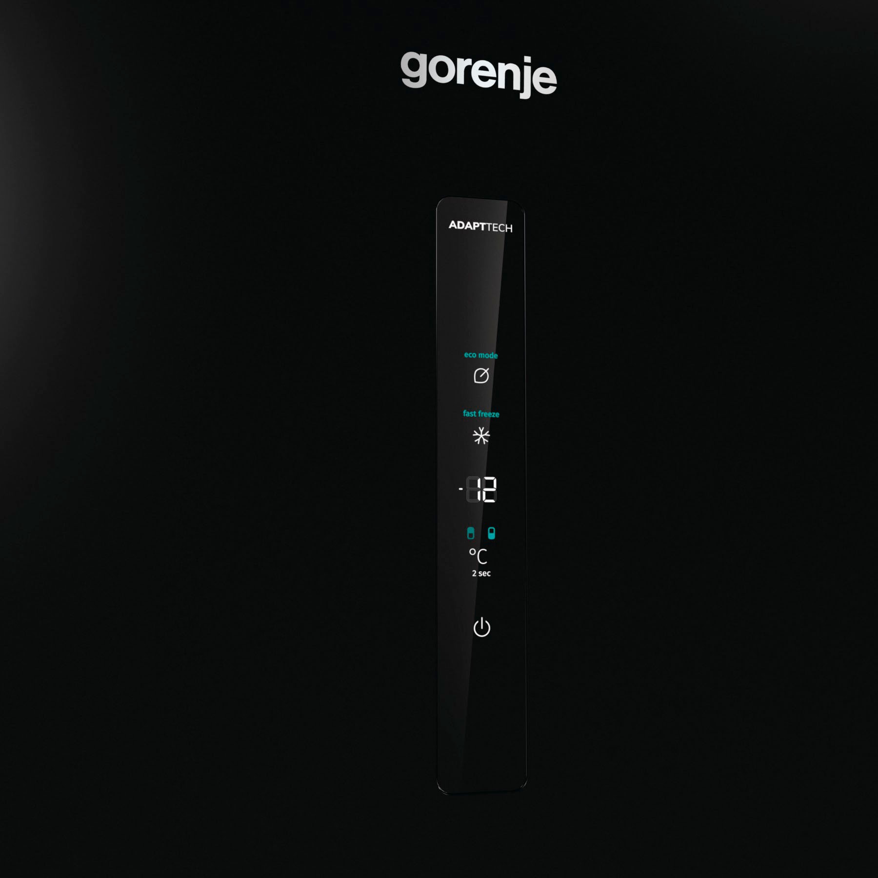 GORENJE Kühl-/Gefrierkombination, NK79C0DBK, 185 cm hoch, 60 cm breit