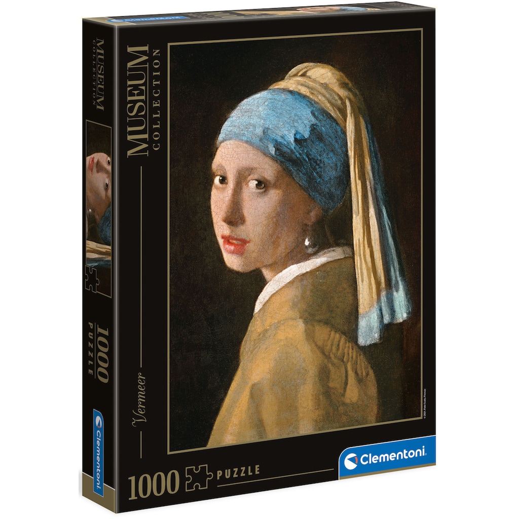 Clementoni® Puzzle »Museum Collection, Vermeer - Das Mädchen mit dem Perlenohrring«