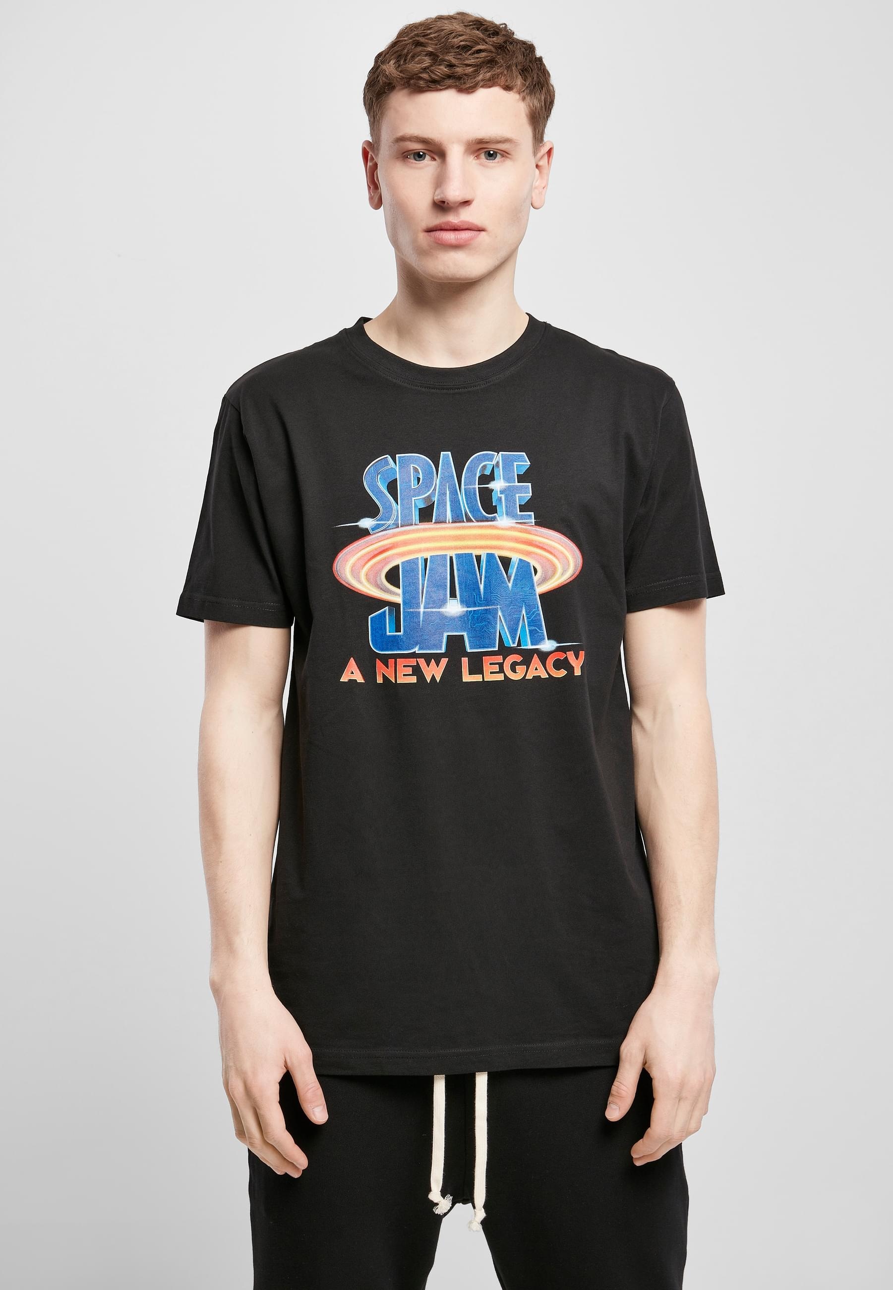 MisterTee Kurzarmshirt »MisterTee Herren Space Jam Logo Tee«, (1 tlg.)