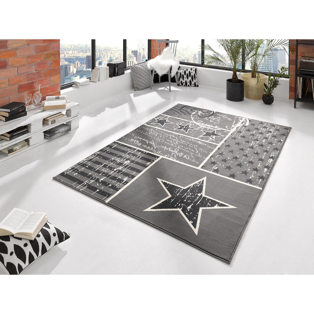 HANSE Home Teppich »Patchwork Stars«, rechteckig