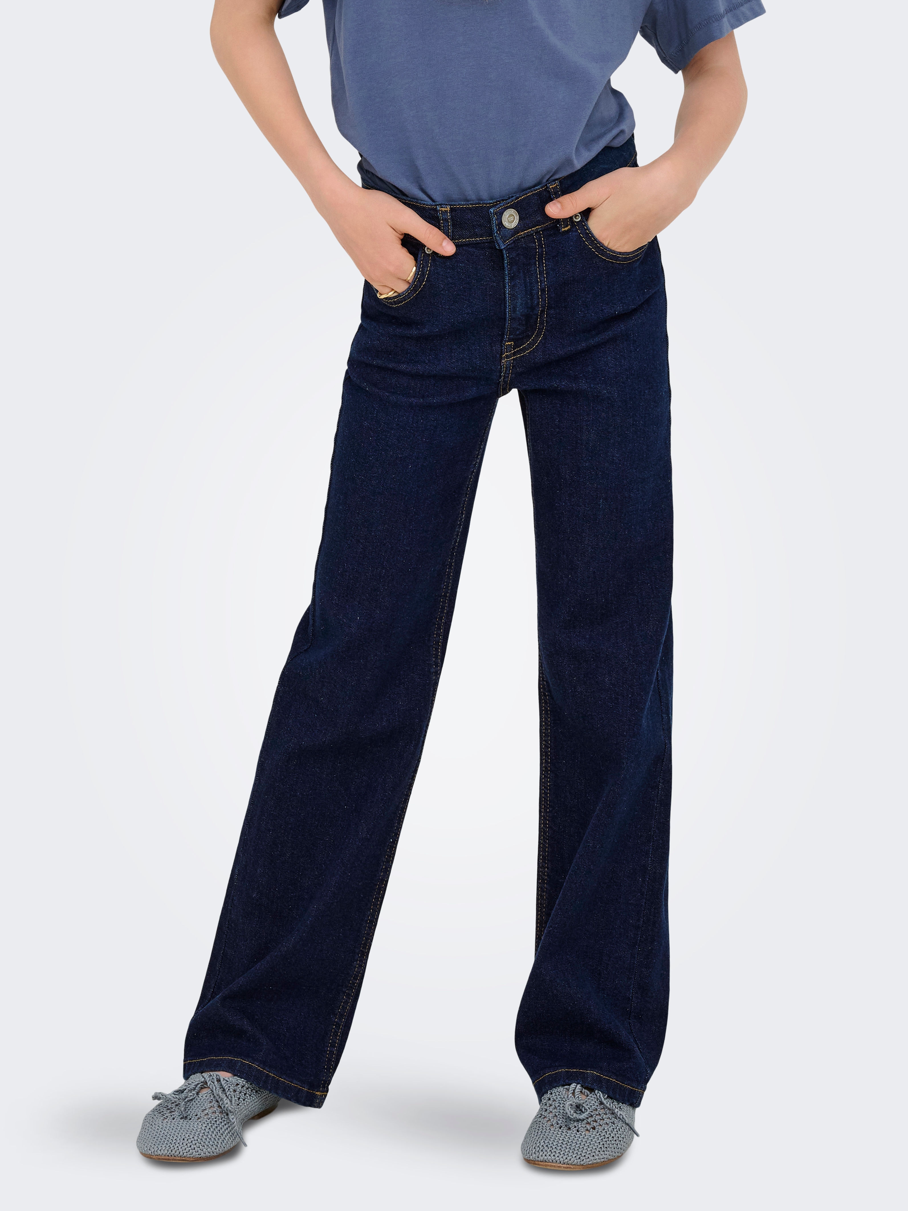 KIDS ONLY Relax-fit-Jeans "KOGJUICY REG WIDE LEG AZG211 DNM NOOS"
