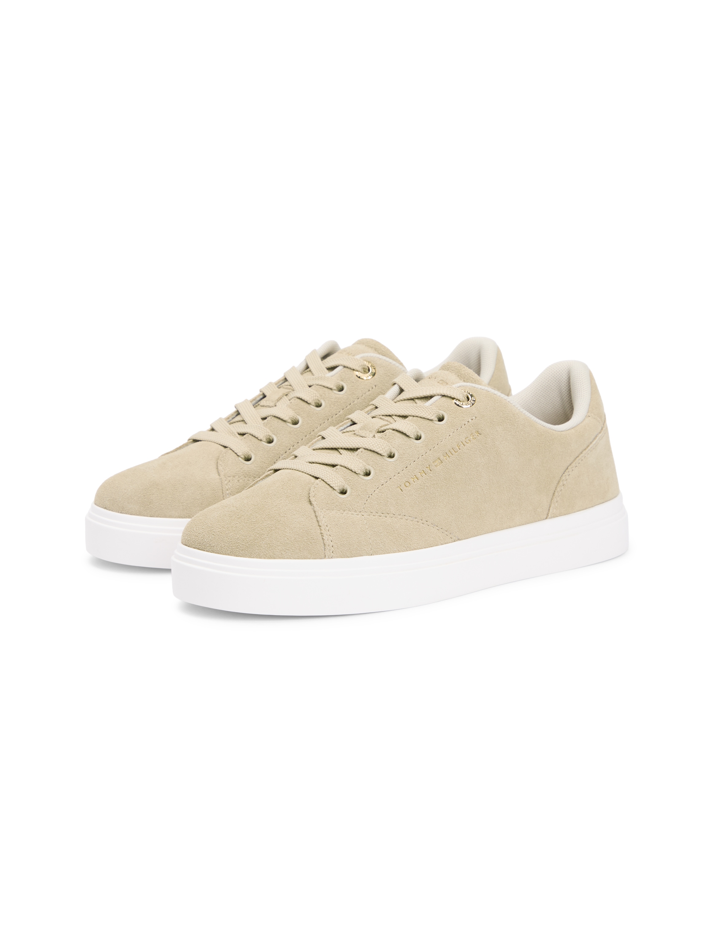 Tommy Hilfiger Plateausneaker "TH FEMININE CUPSOLE SUEDE" Freizeitschuh, Ha günstig online kaufen