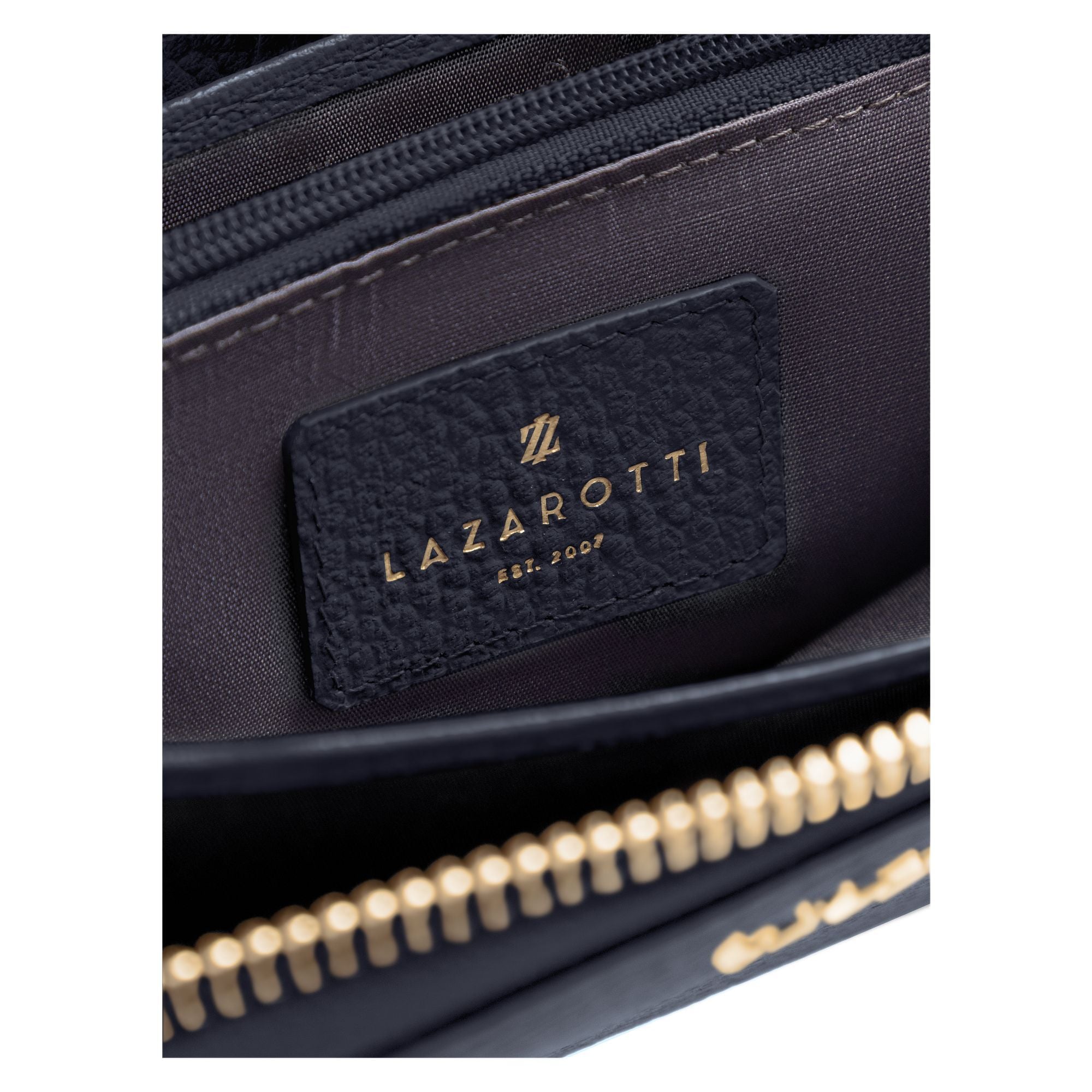 Lazarotti Geldbörse »Bologna Leather XL Zip-Around Geldbörse Leder 19 cm«