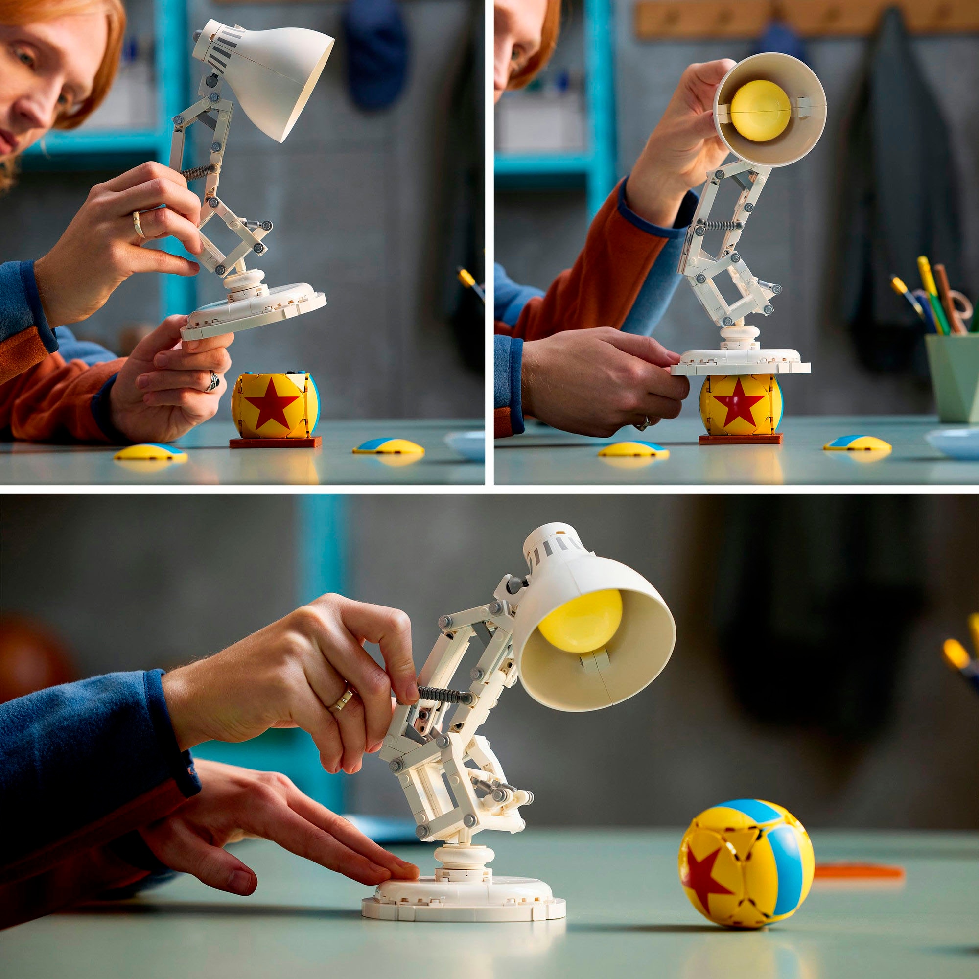 LEGO® Konstruktionsspielsteine »Disney Pixar Luxo Jr. (21357), LEGO Ideas«, (613 St.), Made in Europe