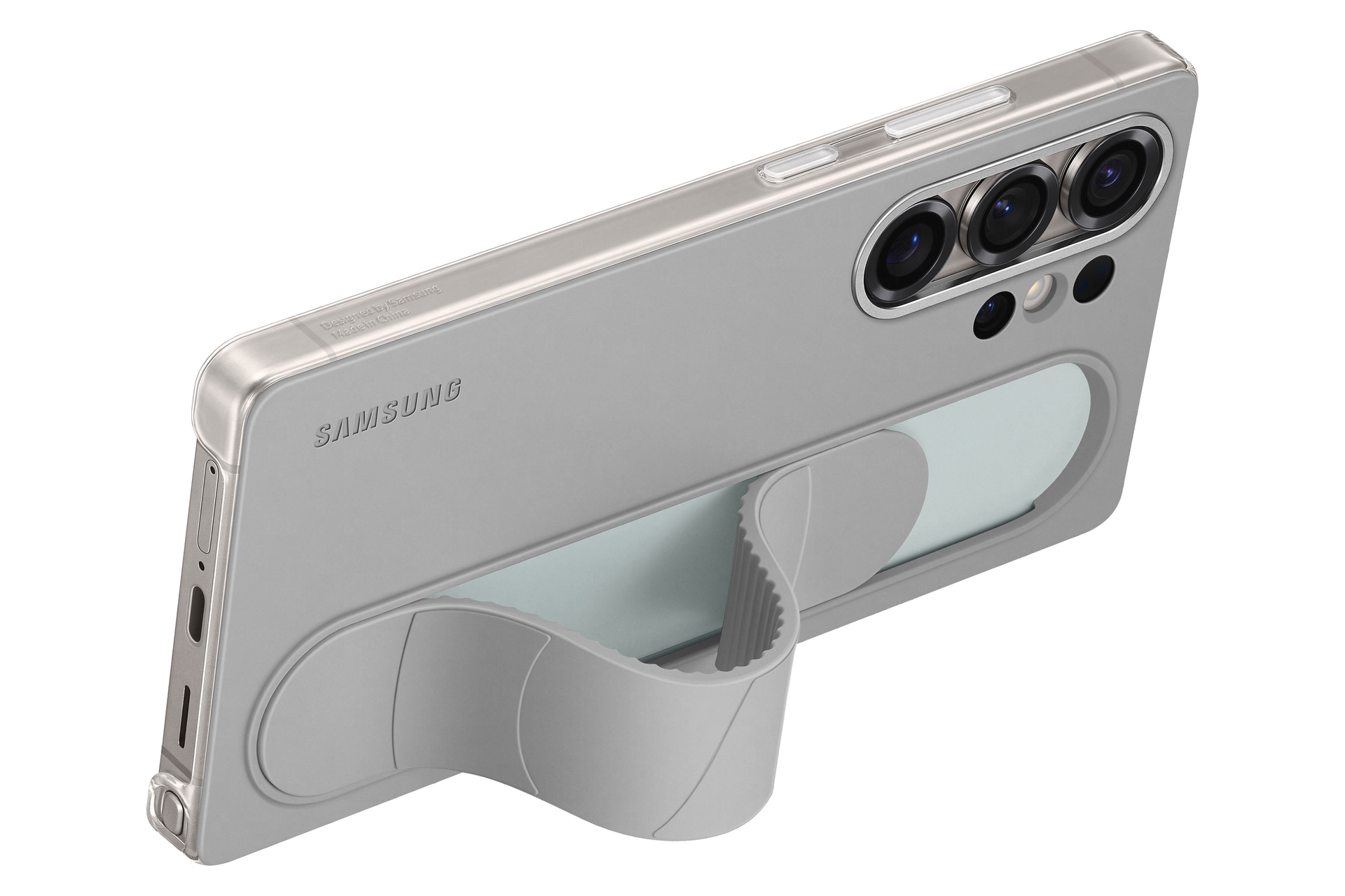 Samsung Handyhülle »Standing Grip Case für Samsung Galaxy S25 Ultra«, Backcover, Schutzhülle, Handyschutzhülle, Case, Schutzcase, stoßfest