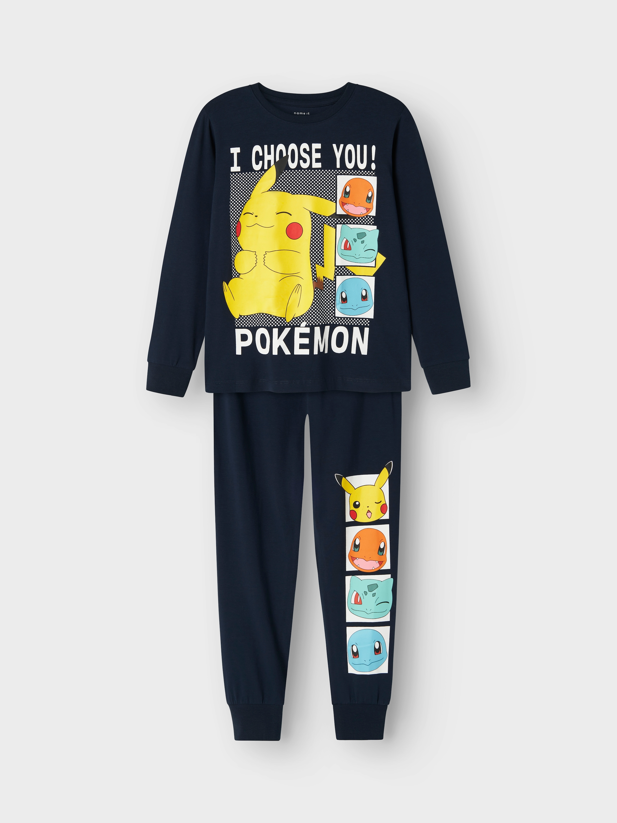 Name It Pyjama »NKMABEL POKEMON LS NIGHSET NOOS SKY«, (Set, 2 tlg.), mit tollen Druckmotiven