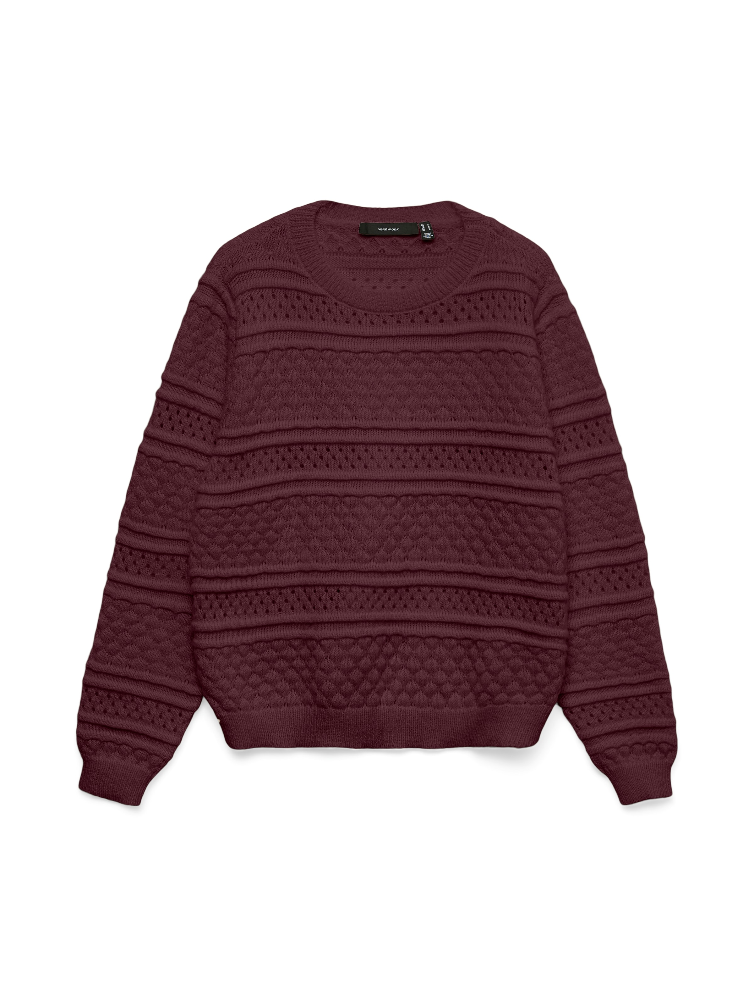 Vero Moda Strickpullover "VMLEO LS O-NECK PULLOVER BF" günstig online kaufen