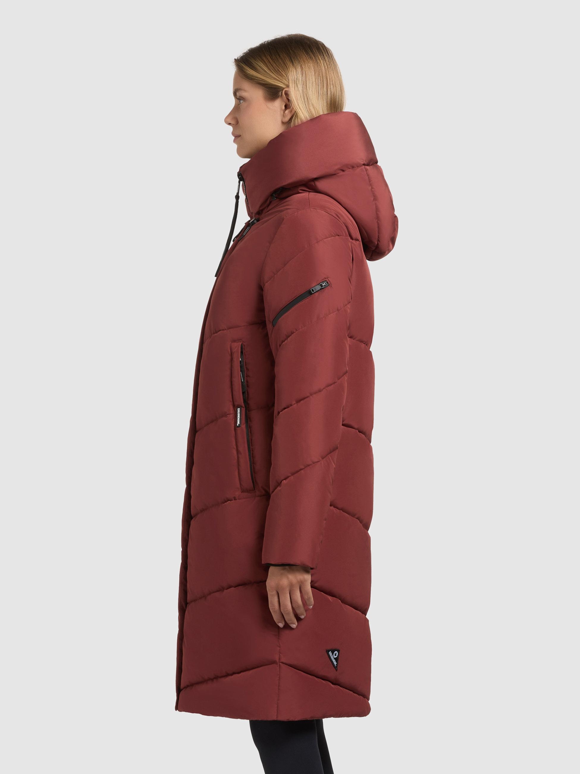 khujo Steppmantel "Jange-YM", Warmer Wintermantel mit magnetischen Details günstig online kaufen