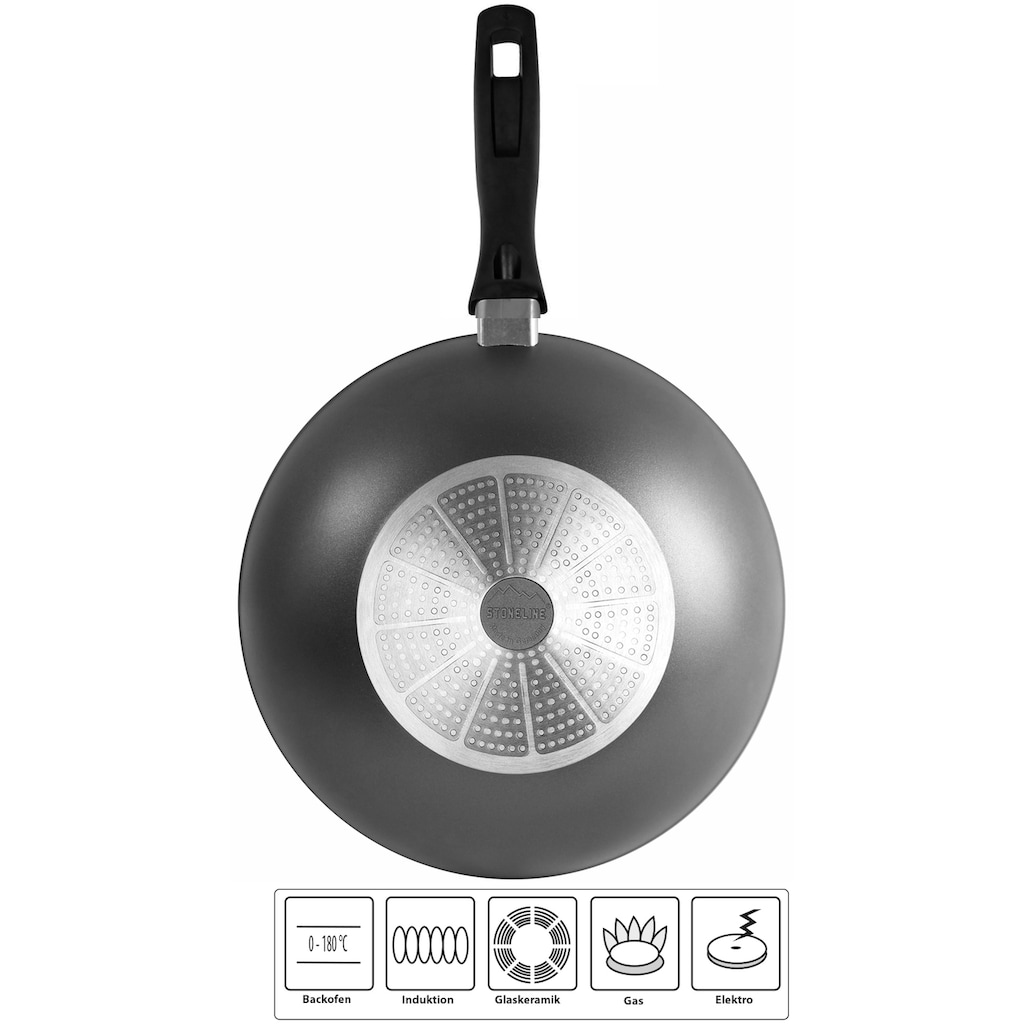 STONELINE Wok, Aluminium, (1 tlg.)